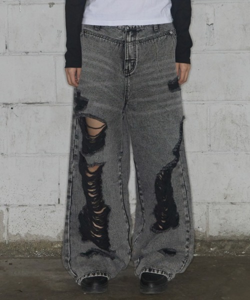 damage denim pants ダメージパンツ y2k
