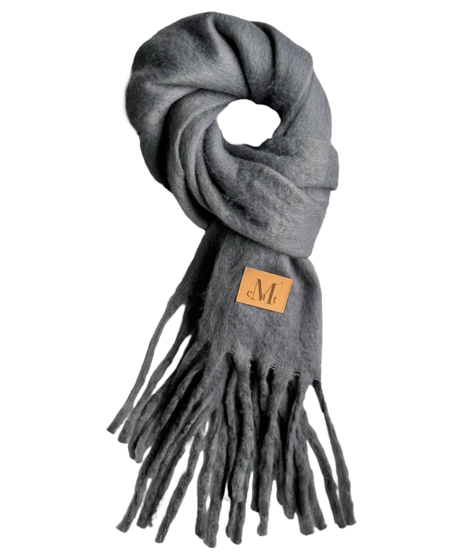 MUCENT シグネチャーマフラー ブルーパッチ 新品】大人気ブランド✨ムセント Mucentマフラー ブルー - メルカリ