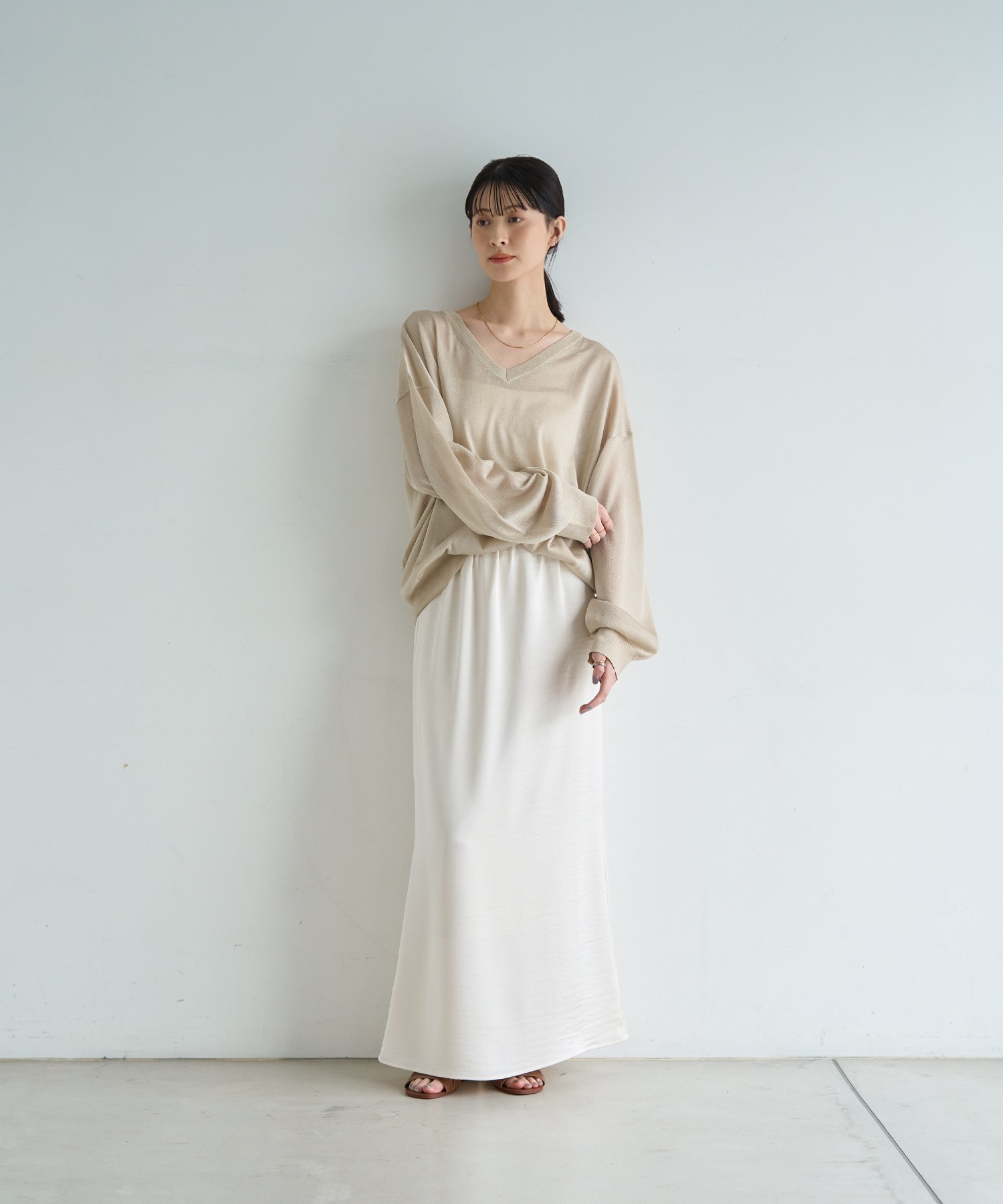 model：H166　着用サイズ：M
