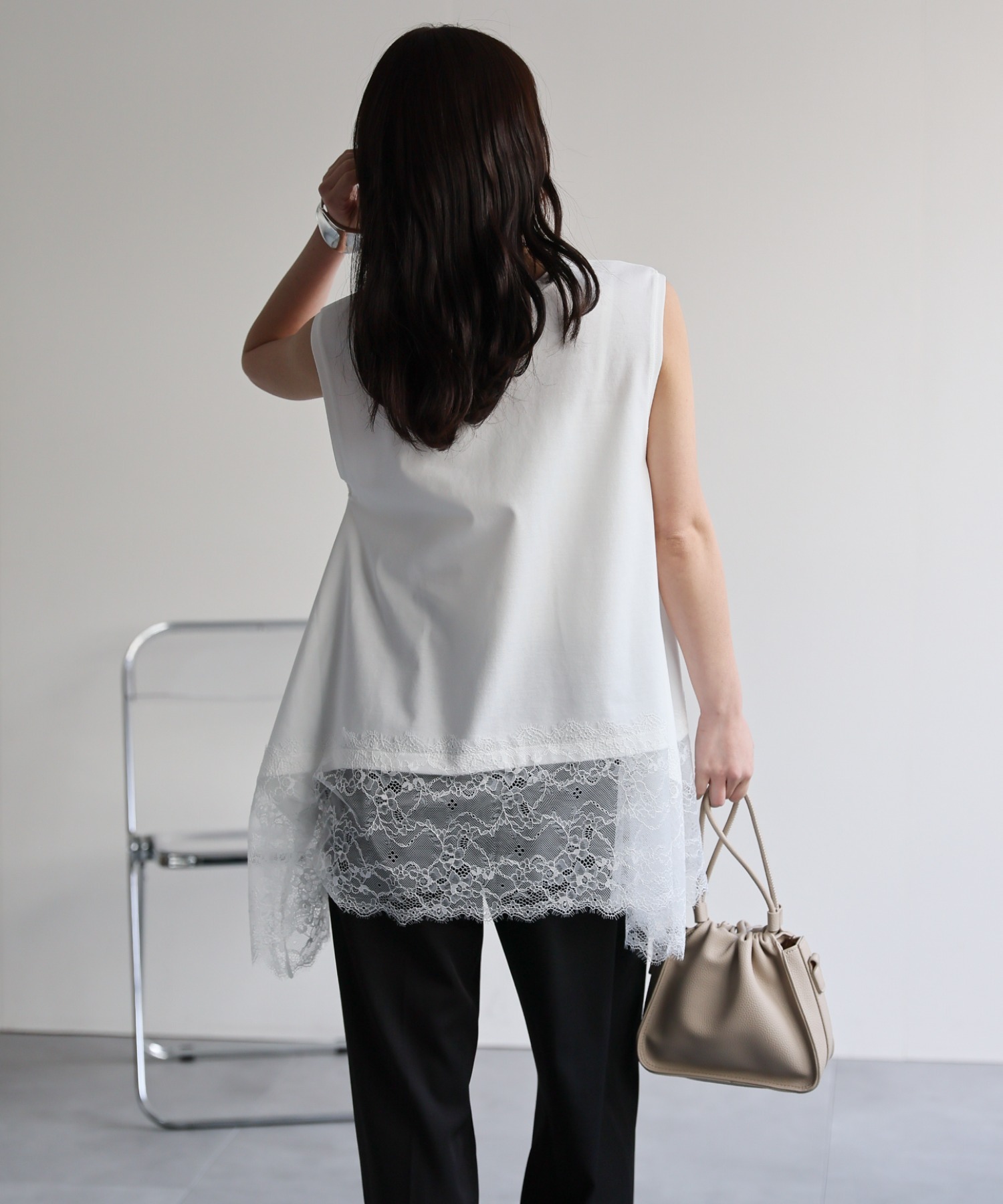 model：156cm 着用サイズ：FREE