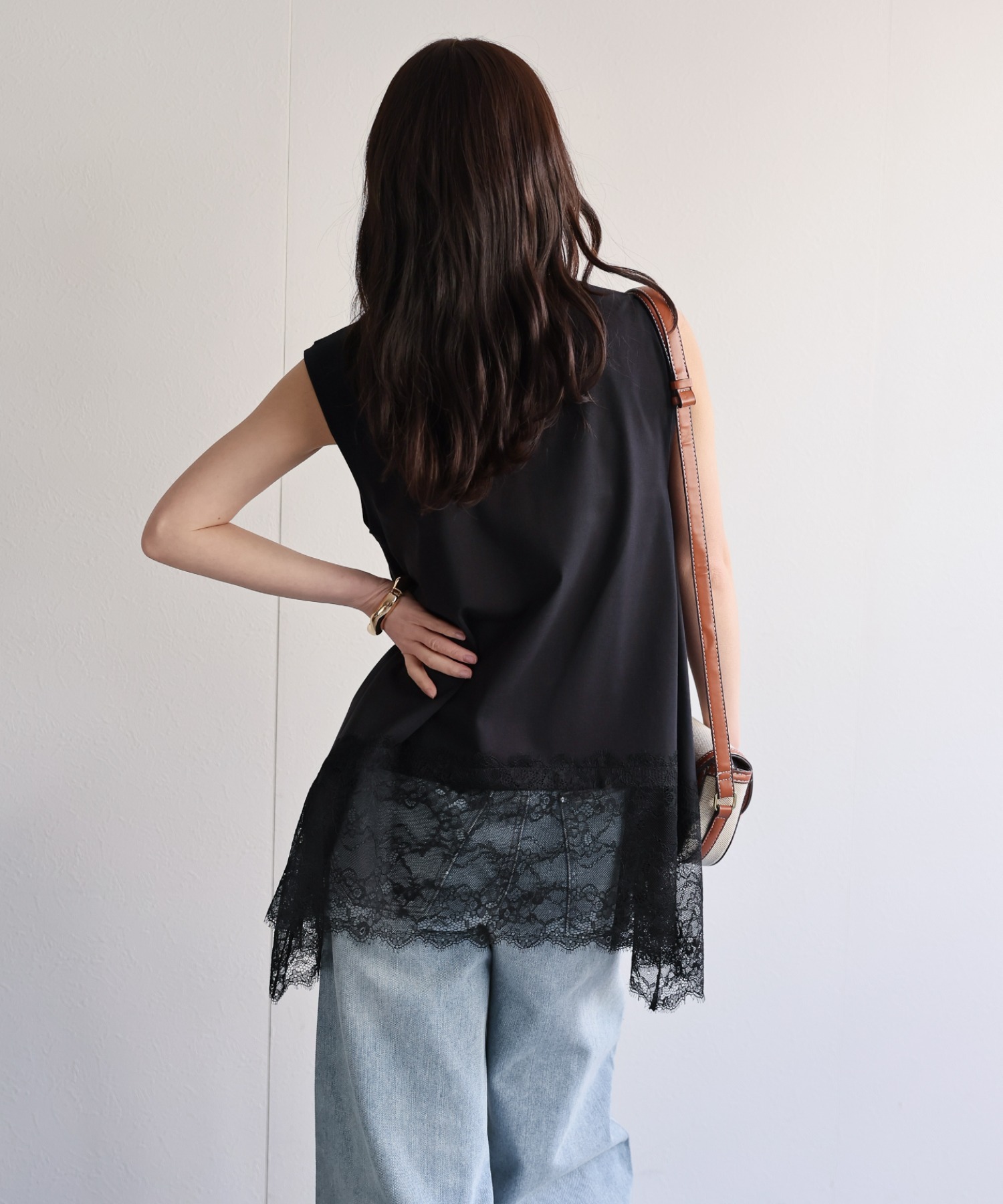 model：156cm 着用サイズ：FREE