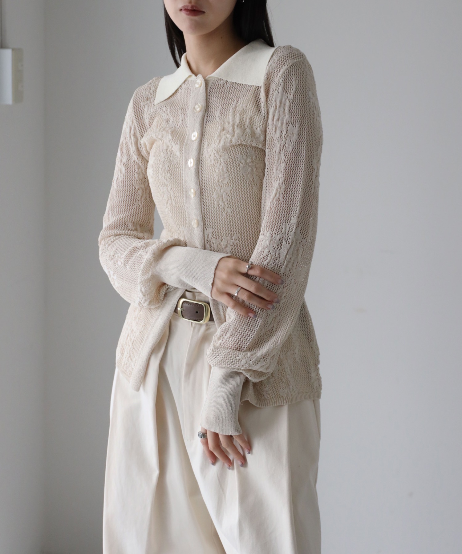 model：164cm. 着用サイズ：FREE