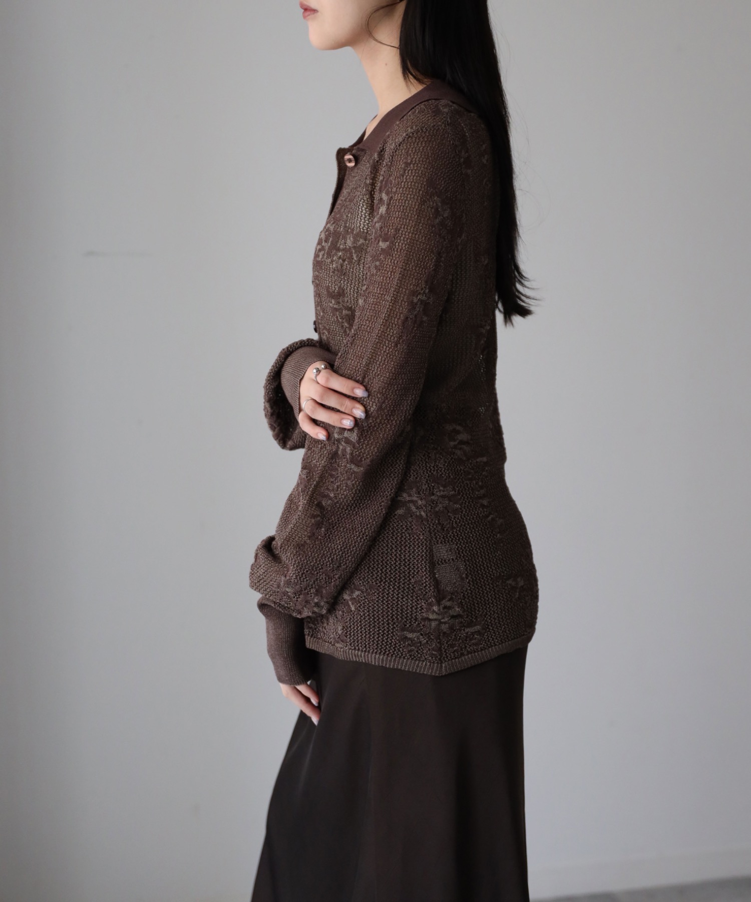 model：164cm. 着用サイズ：FREE