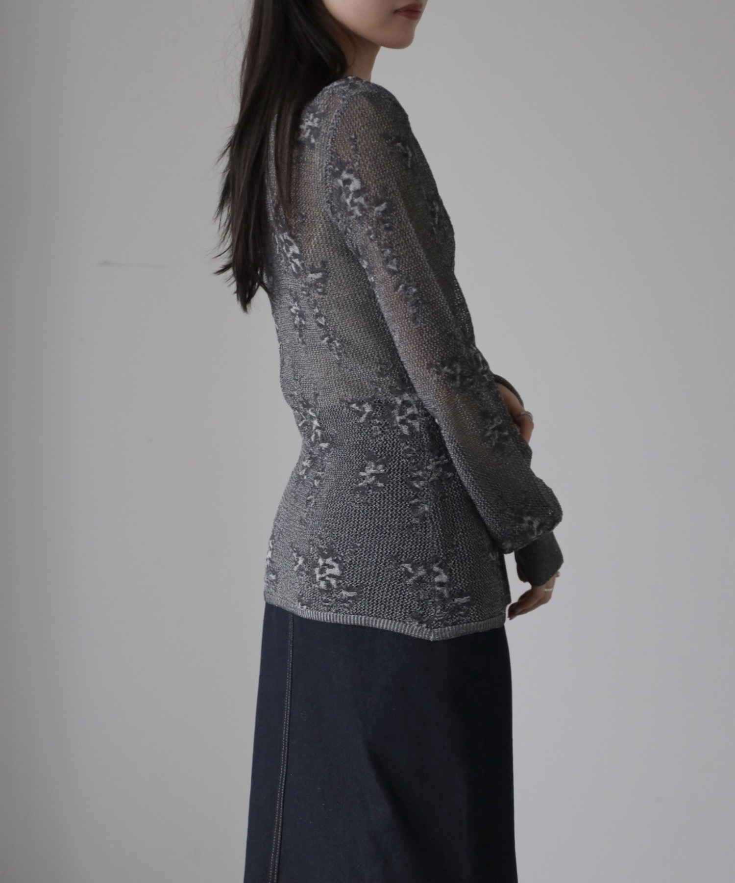 model：164cm. 着用サイズ：FREE