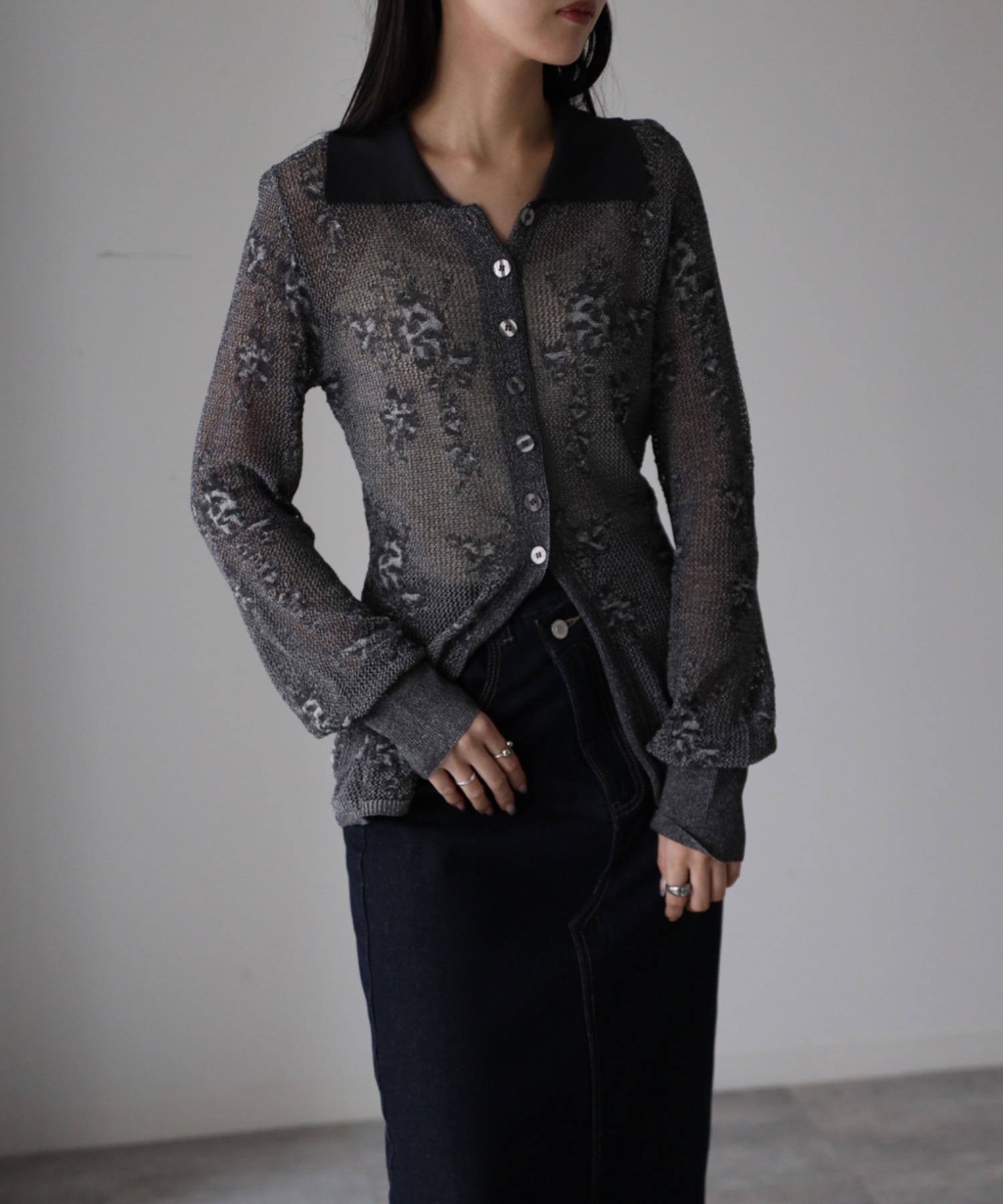 model：164cm. 着用サイズ：FREE