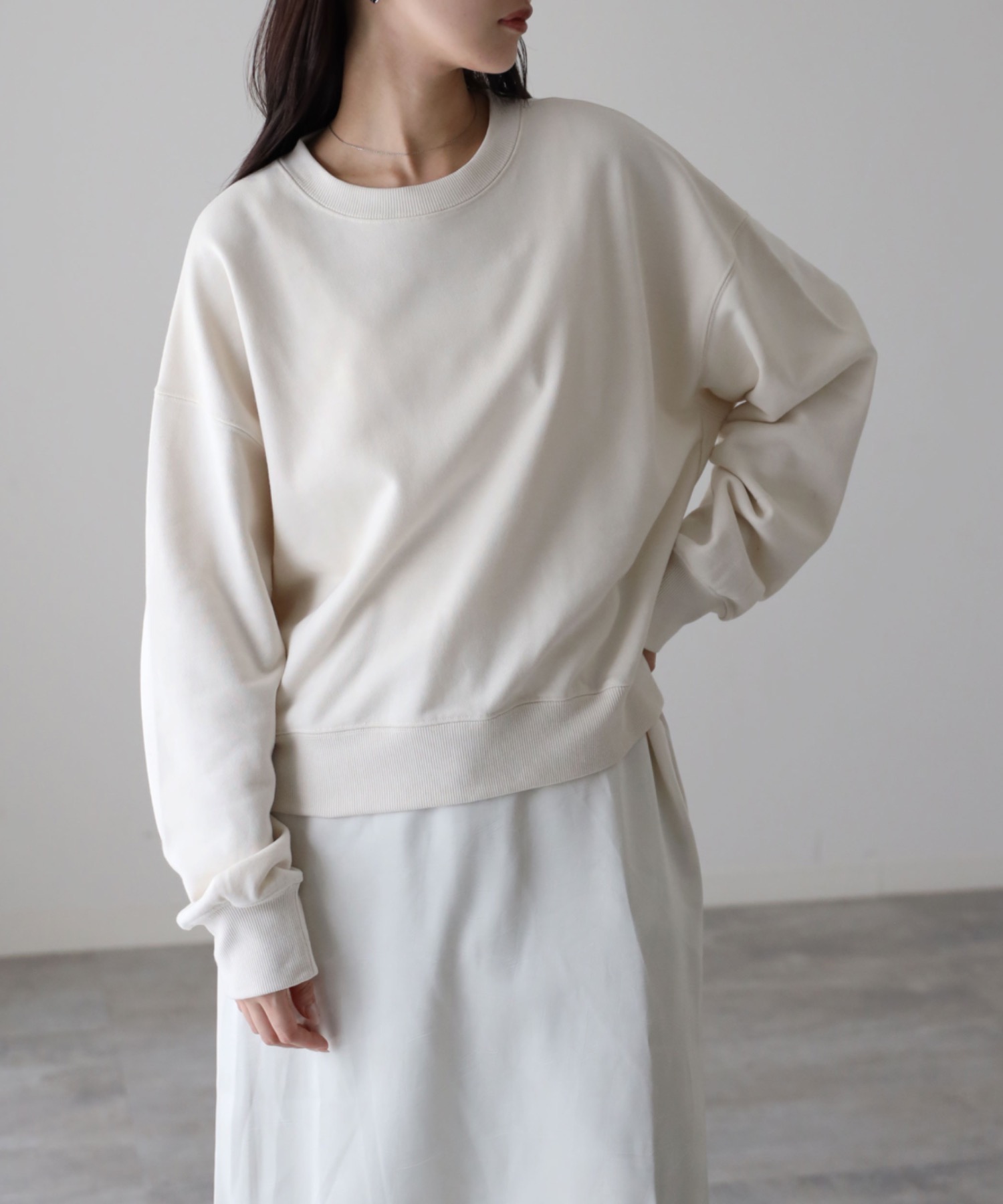 model：164cm. 着用サイズ：FREE