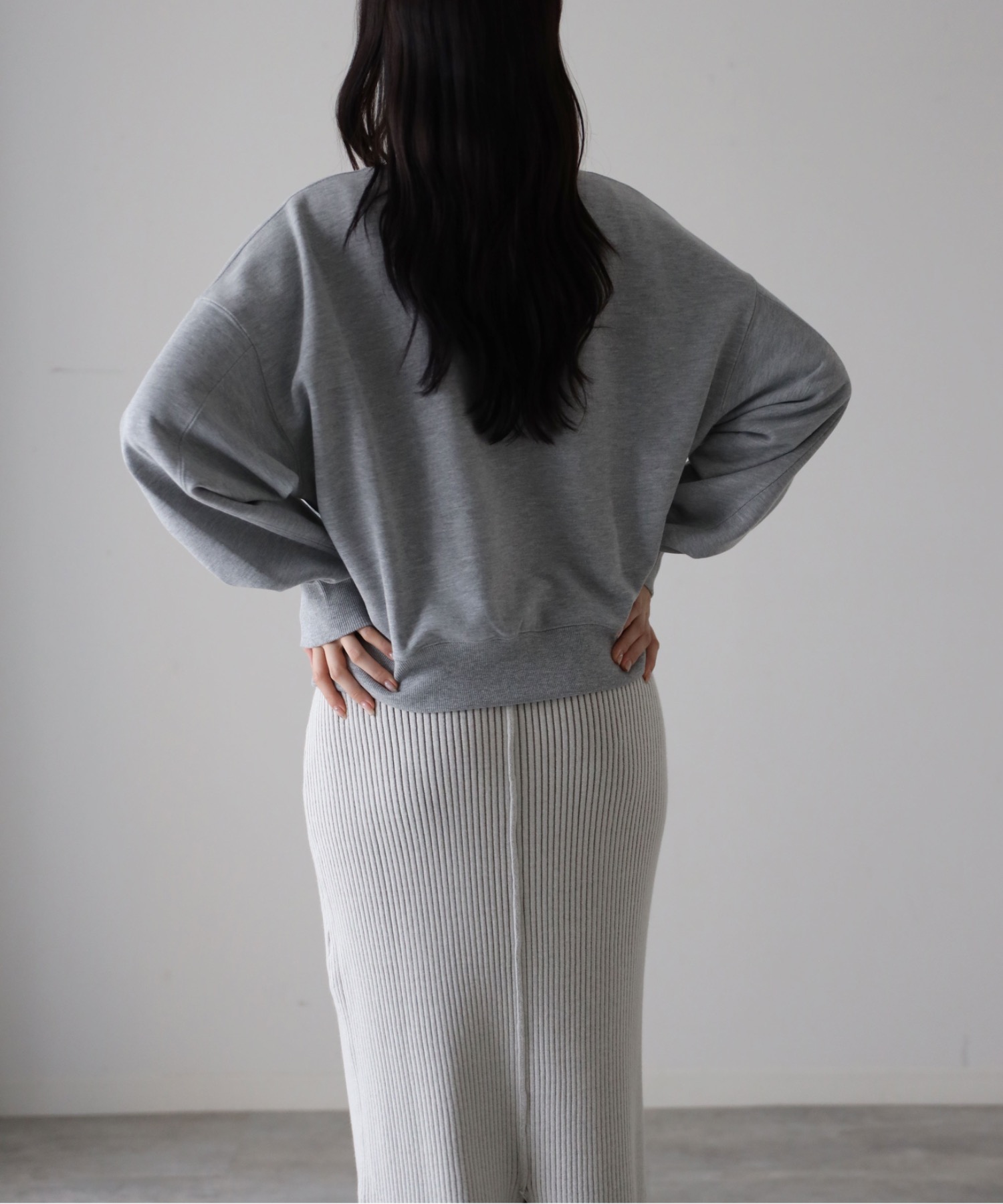 model：164cm. 着用サイズ：FREE