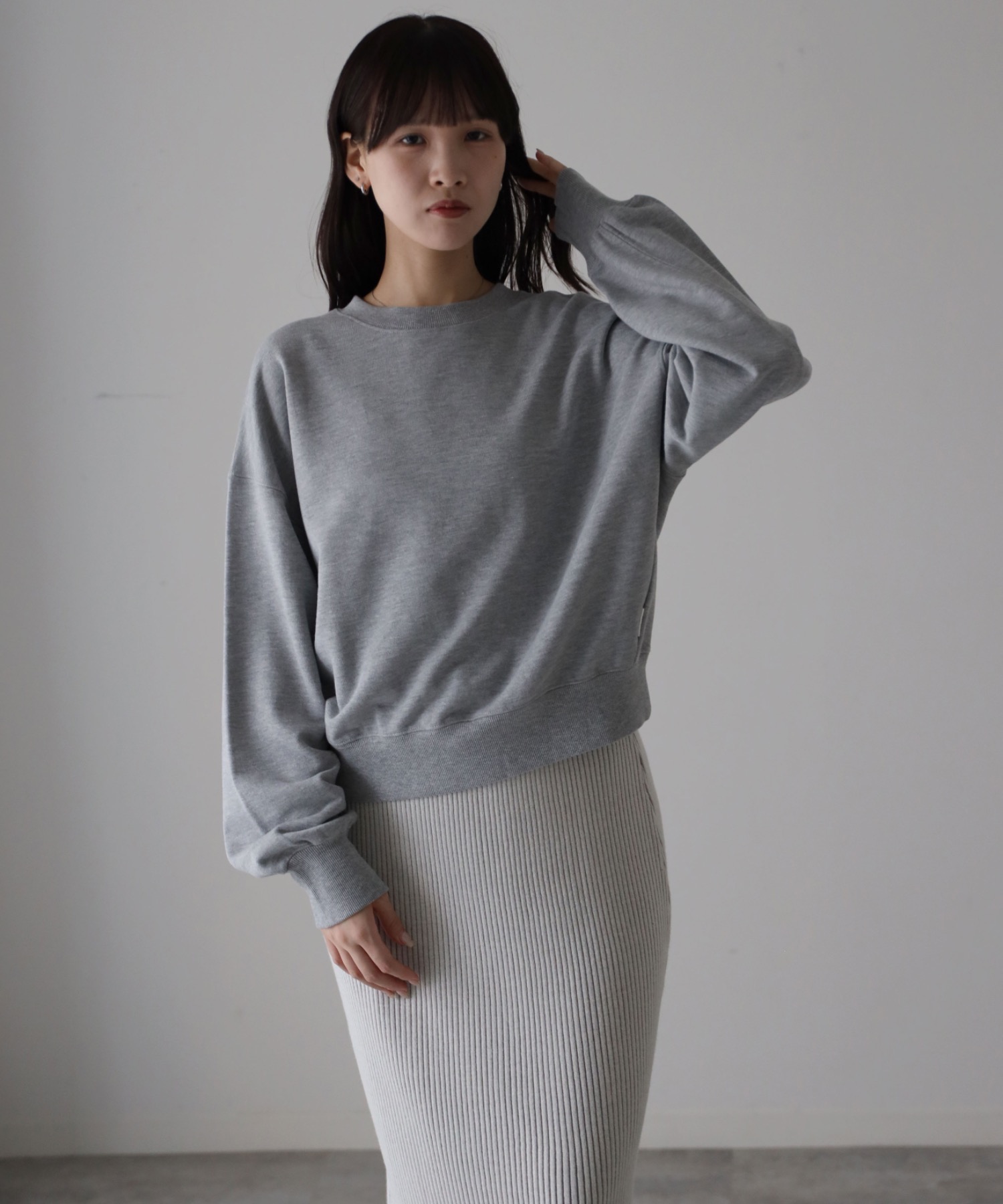 model：164cm. 着用サイズ：FREE