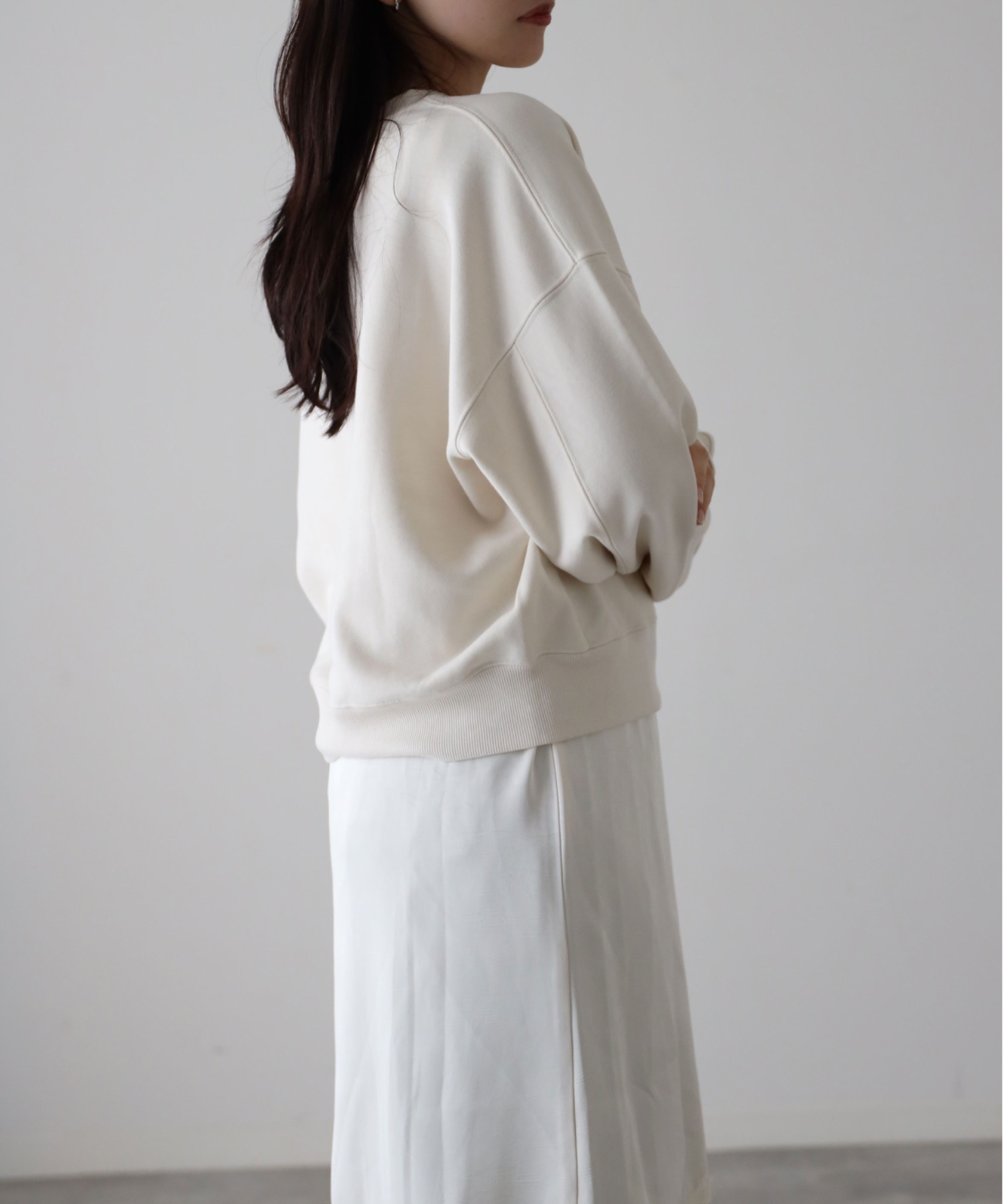 model：164cm. 着用サイズ：FREE