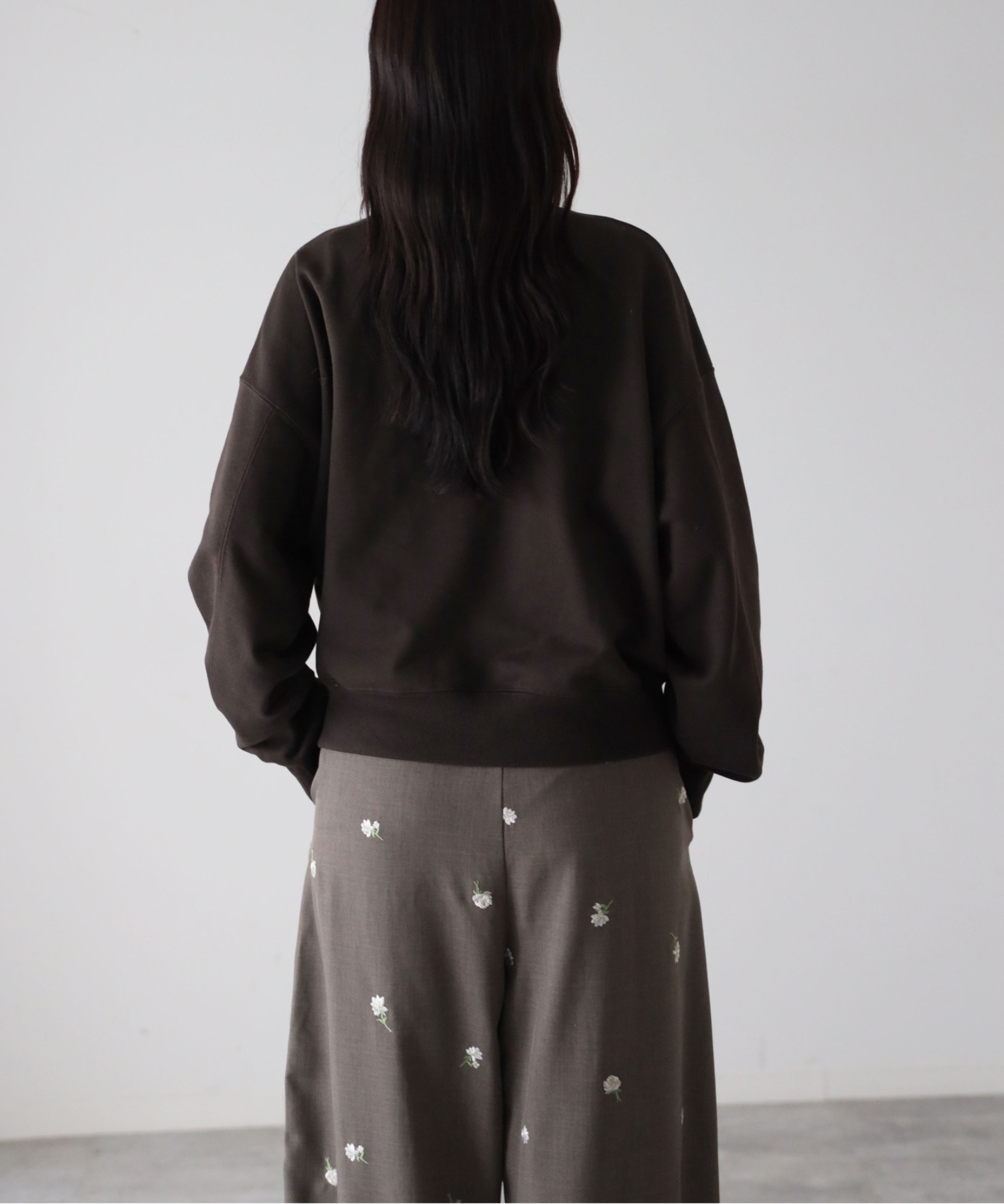 model：164cm. 着用サイズ：FREE