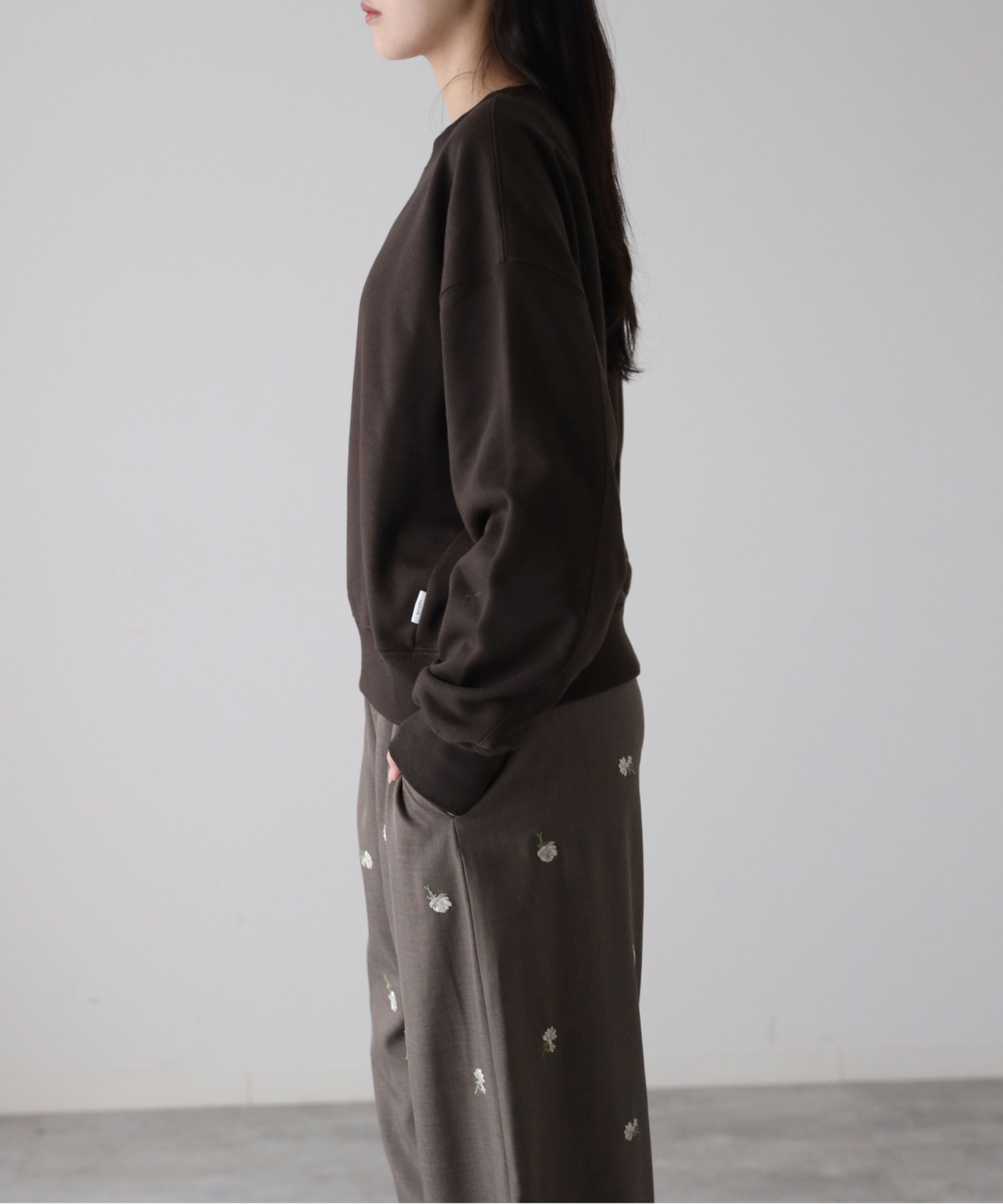 model：164cm. 着用サイズ：FREE