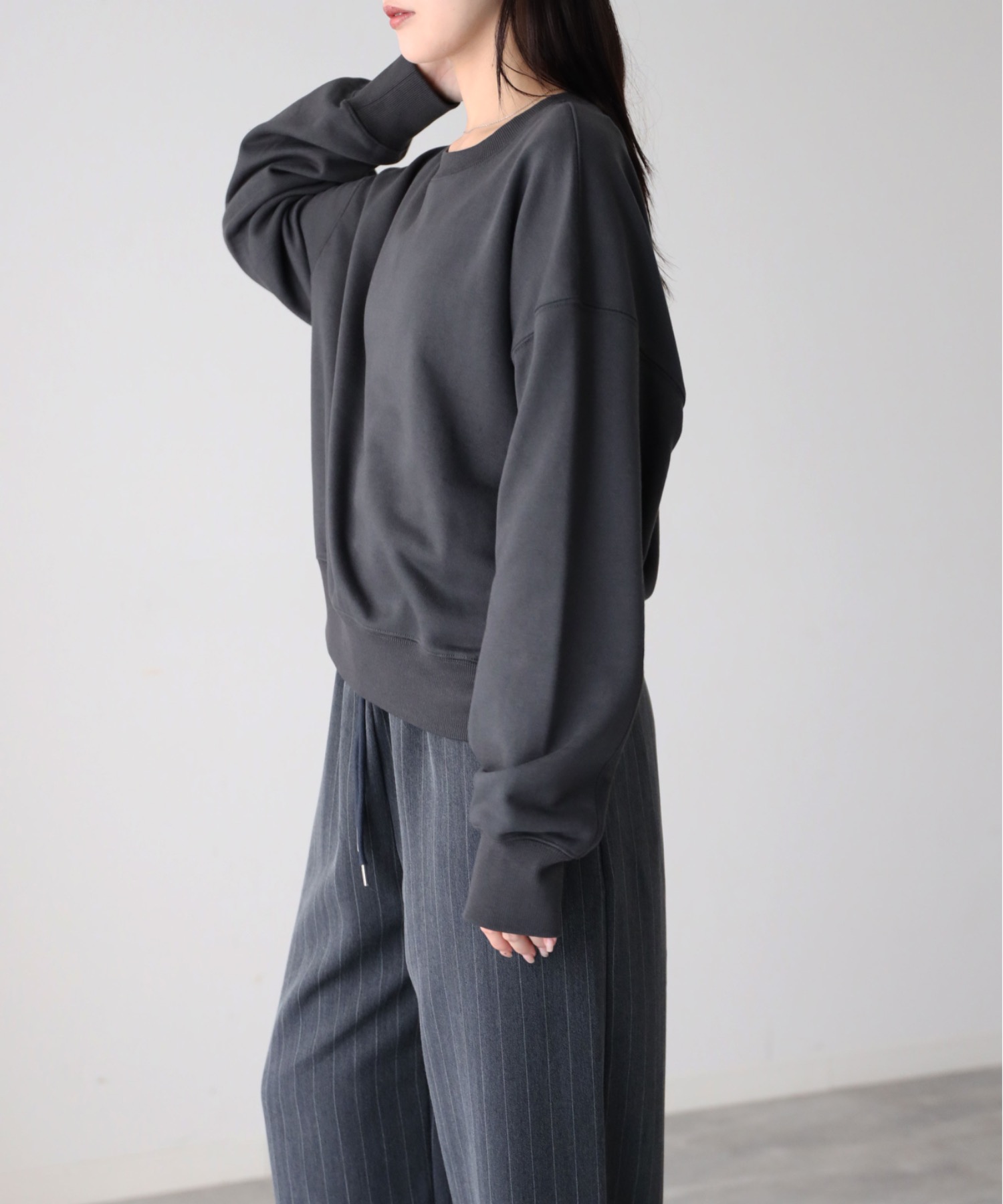 model：164cm. 着用サイズ：FREE