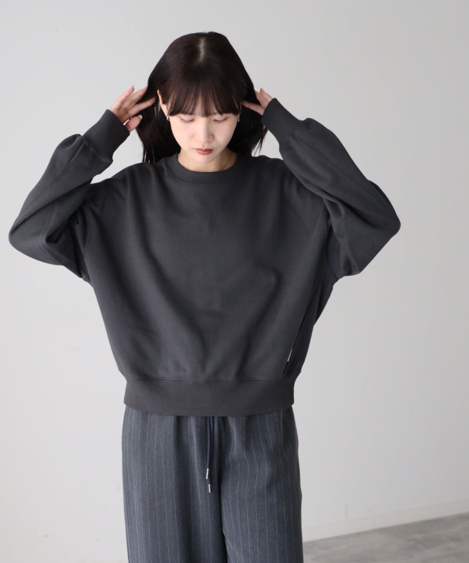 model：164cm. 着用サイズ：FREE