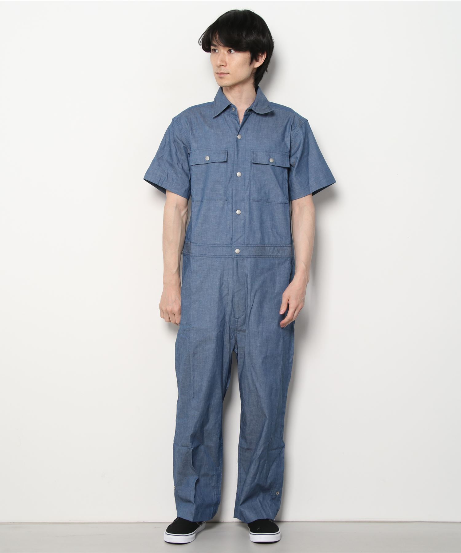 SUICOKEts(s) : SHORT SLEEVE ALL IN ONE SUIT (BLUE)