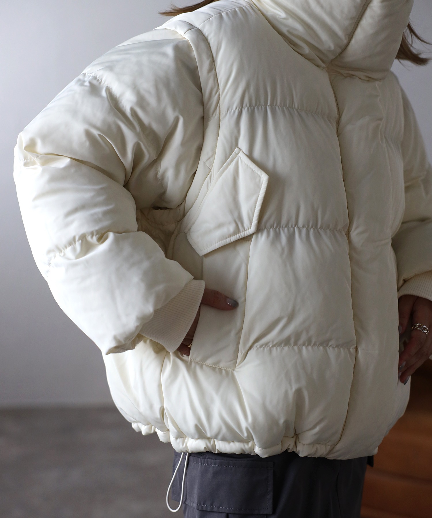 model:162㎝　着用サイズ:FREE