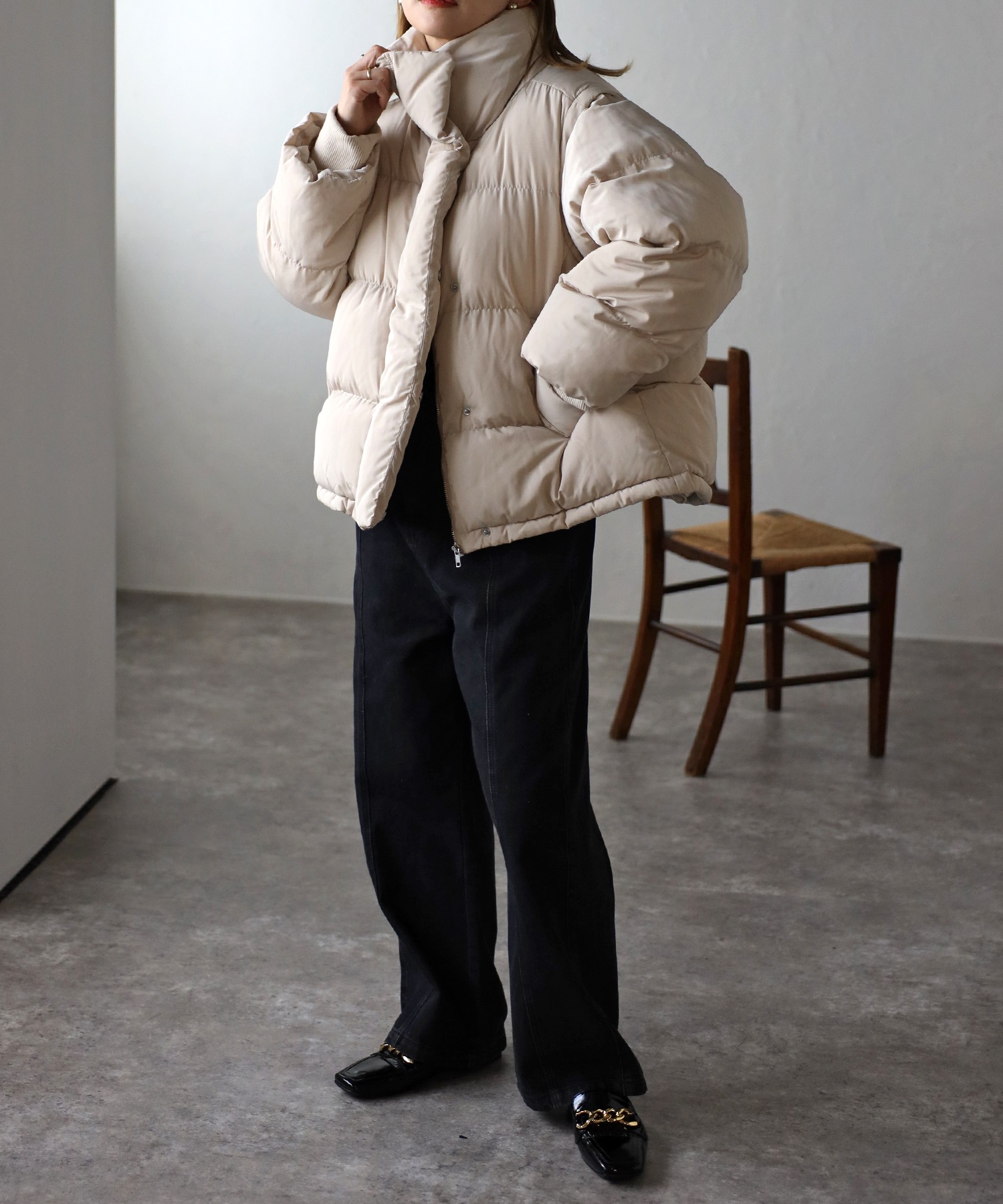 model:162㎝　着用サイズ:FREE