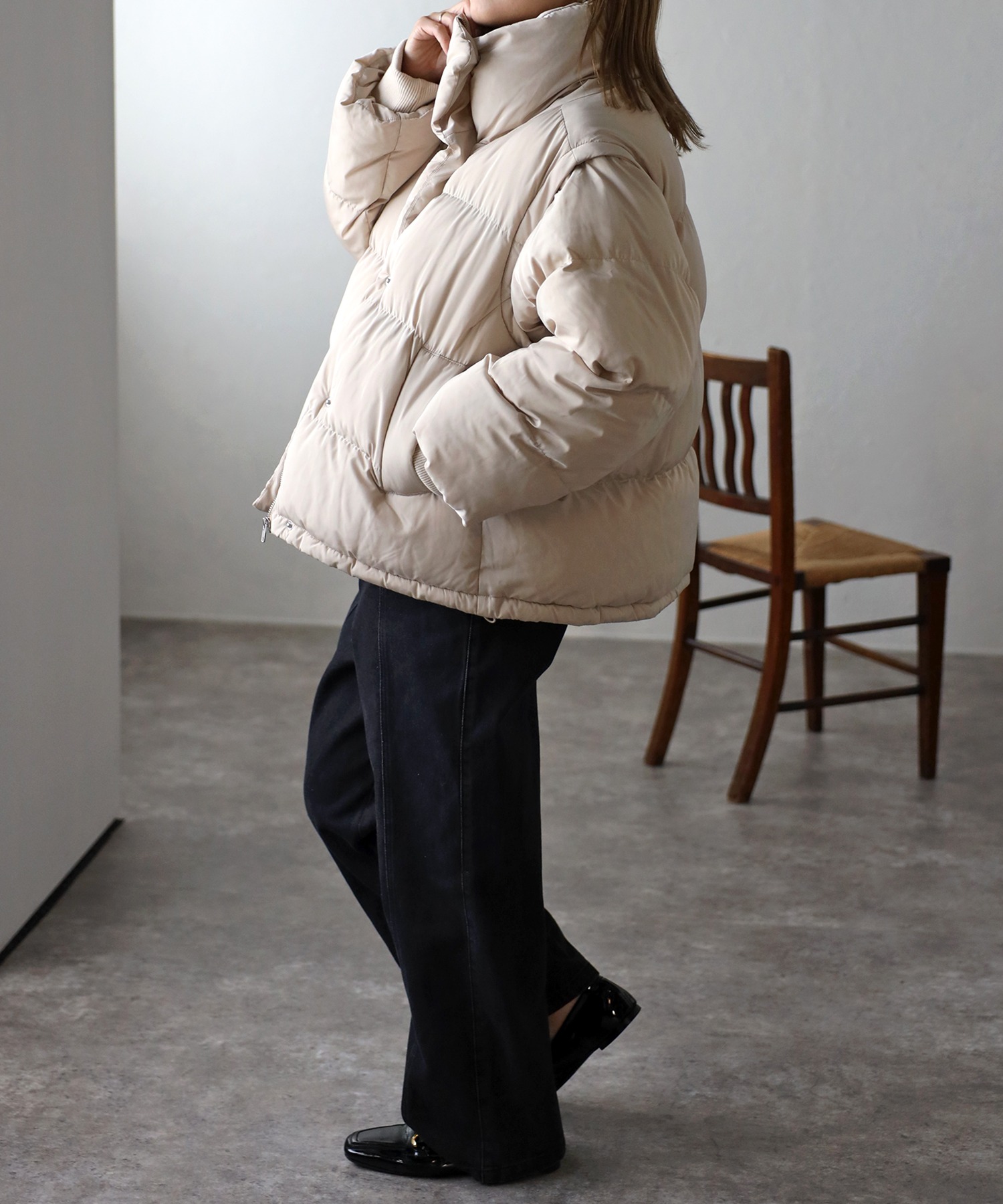 model:162㎝　着用サイズ:FREE