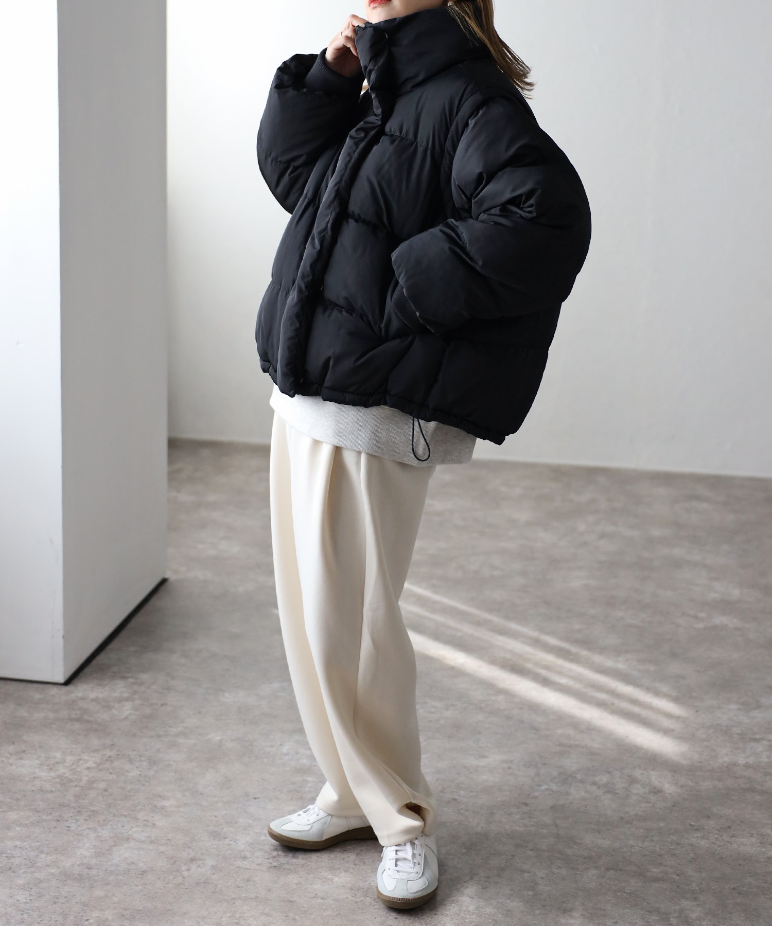 model:162㎝　着用サイズ:FREE