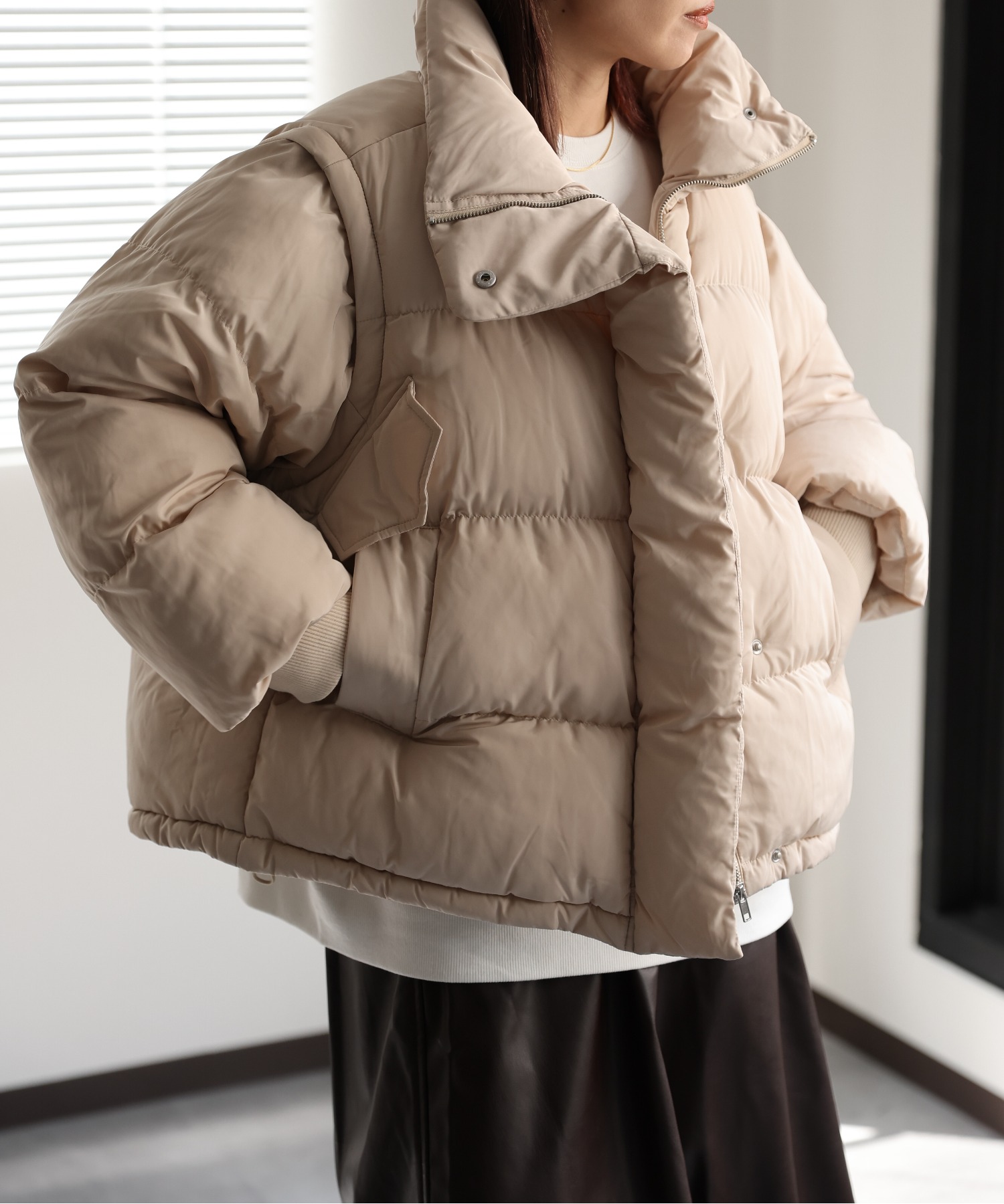 model:162㎝　着用サイズ:FREE