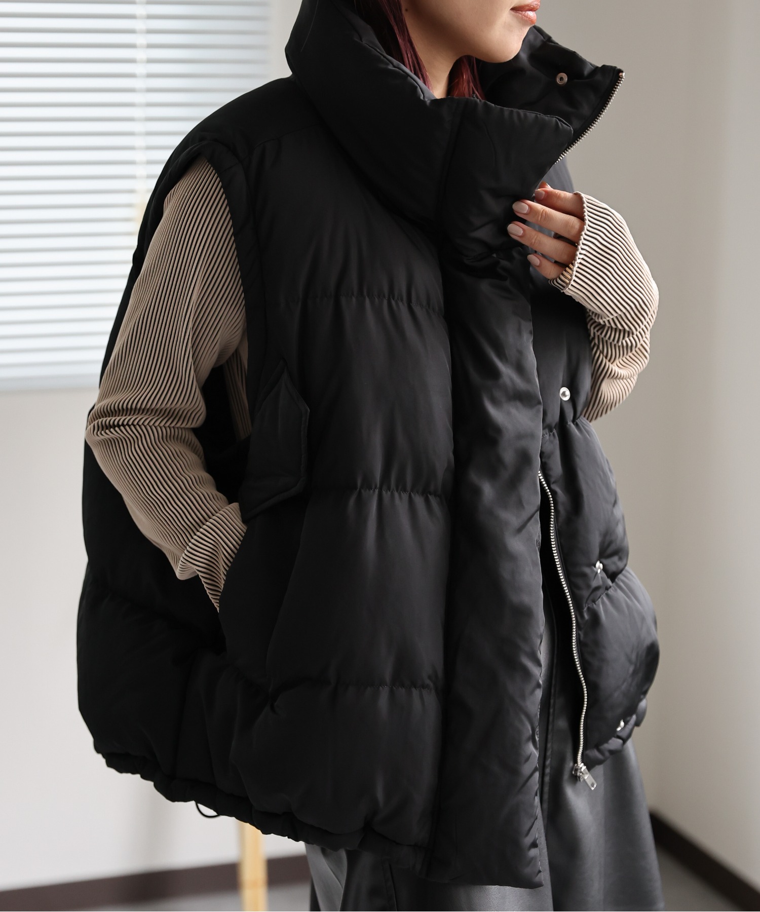 model:162㎝　着用サイズ:FREE