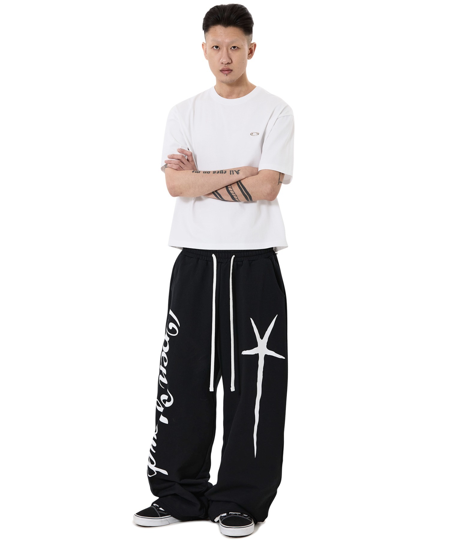 OY/オーワイ』SCRIPT POPPERS SWEAT PANTS/スクリプトポッパー