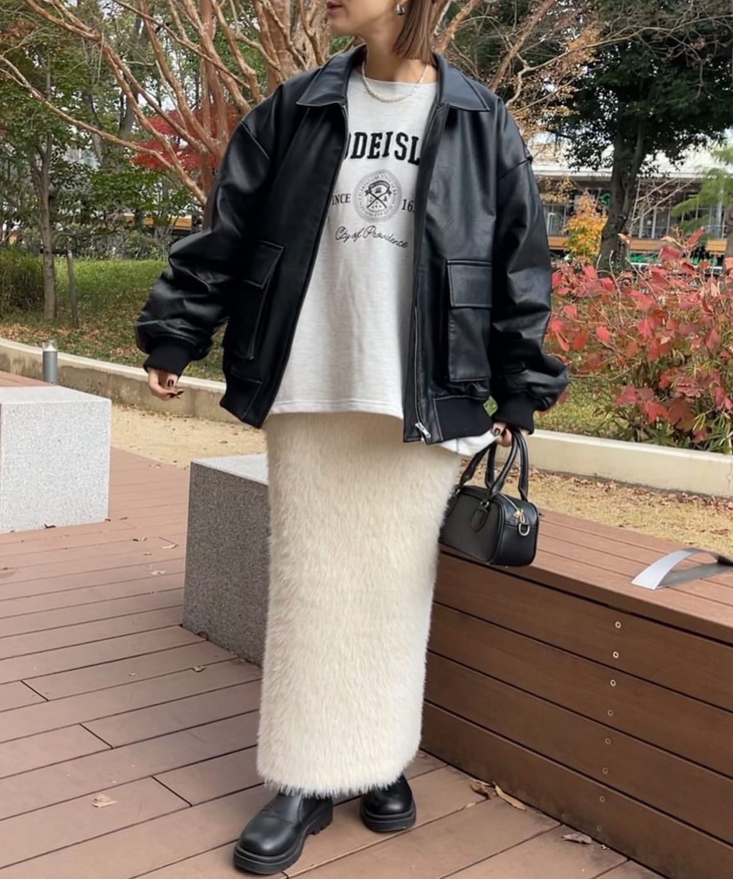 model：H160 着用サイズ：FREE