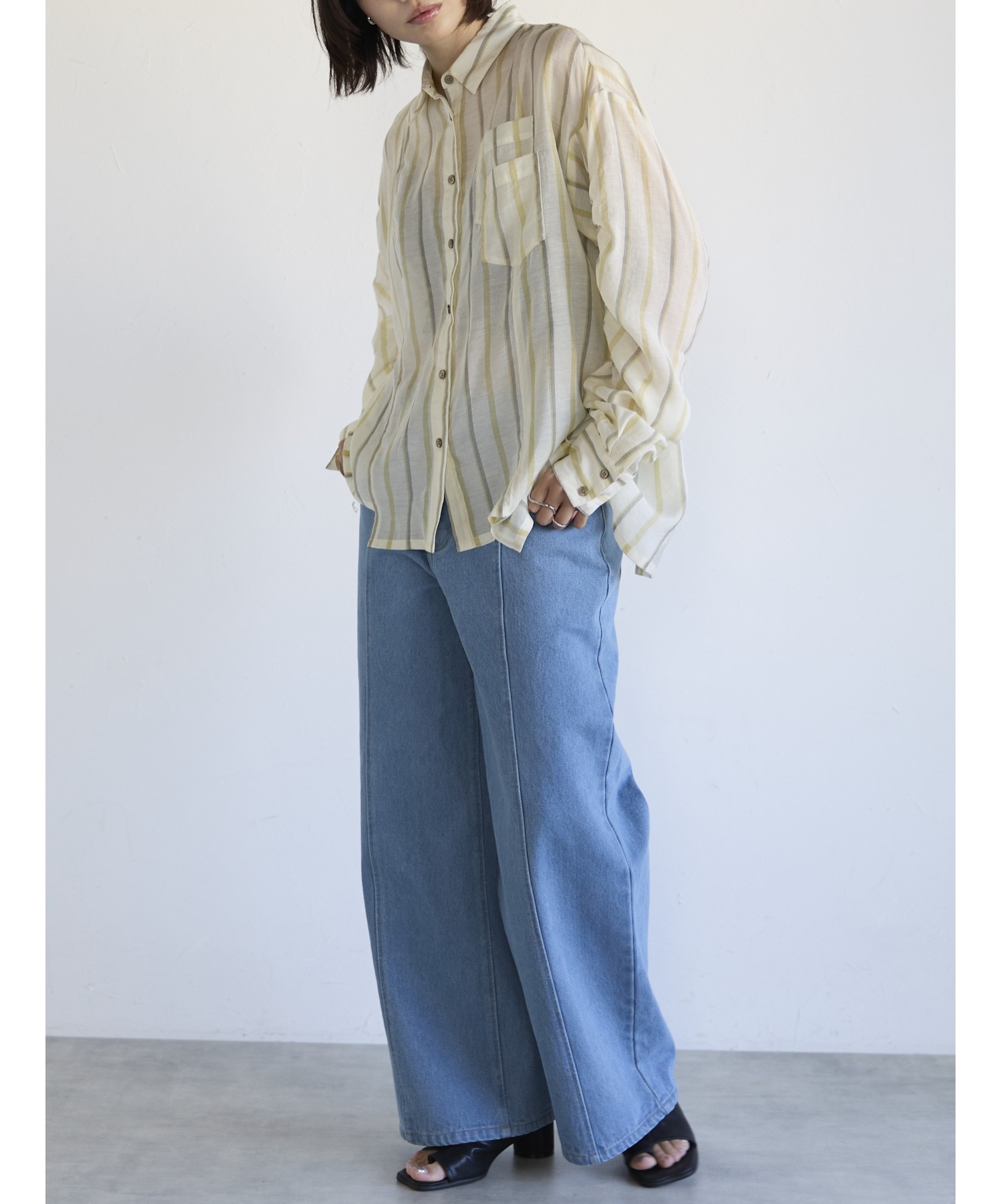 モデル身長:160cm　サイズ:FREE