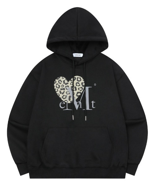 A'GEM/9 × .kom 『MUCENT/ムセント』 SIERRA LEOPARD HEART HOODIE