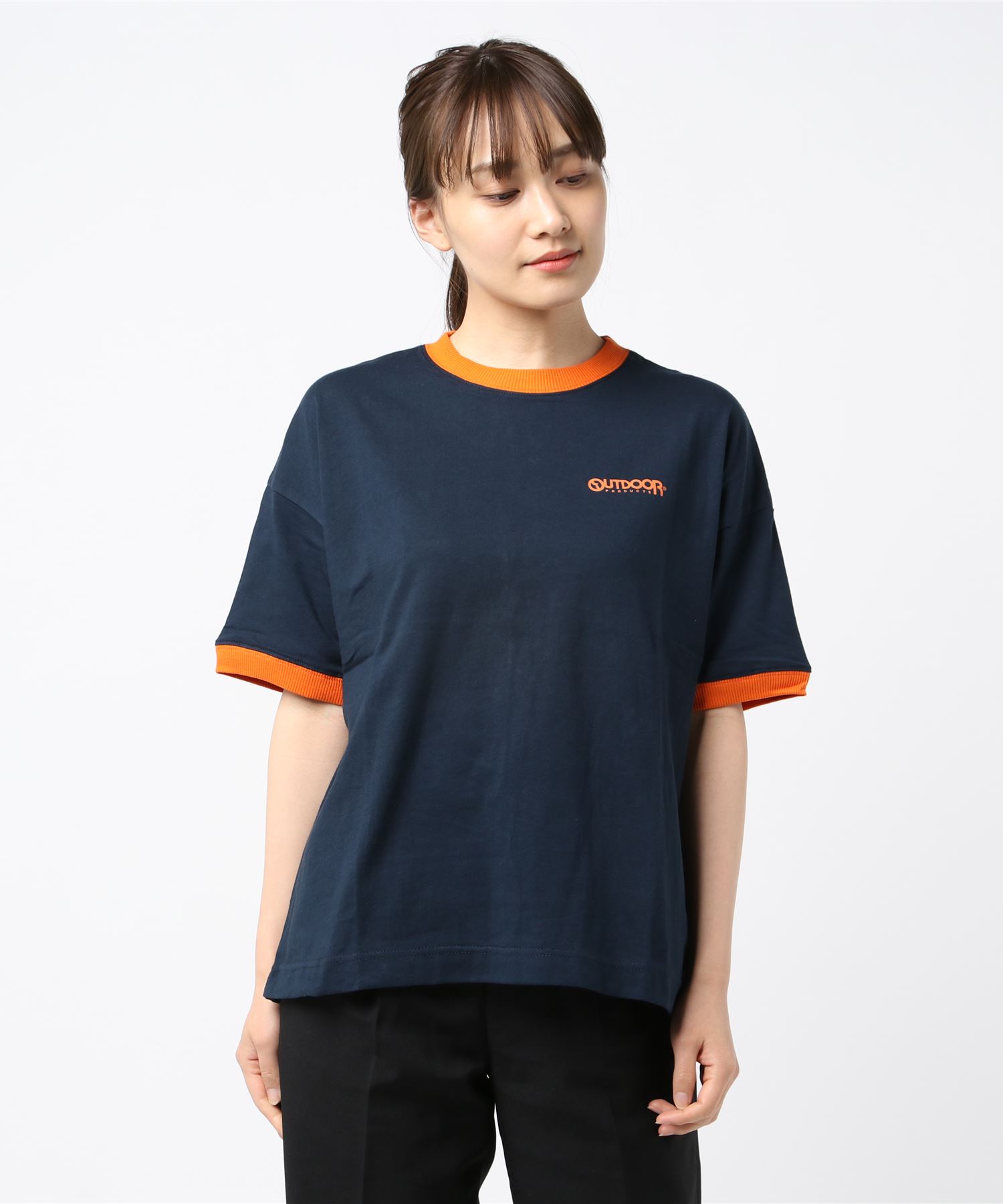 リンガーロゴｔシャツ ルーズシルエット ビッグシルエット ワンポイントブランドロゴプリント Outdoor Products Apparel アウトドアプロダクツ Outdoor Products 公式通販サイト