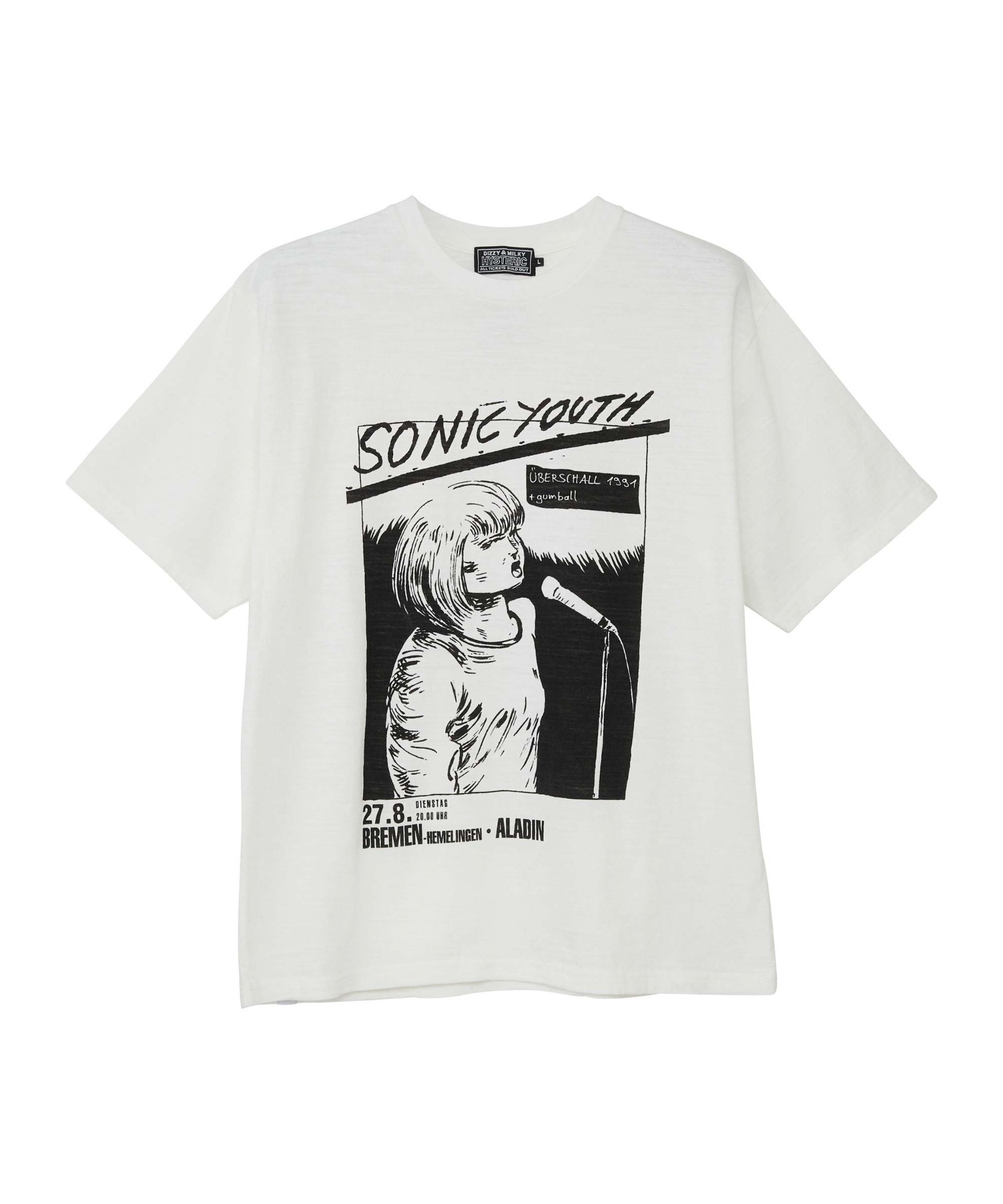 SONIC YOUTH/LIVE IN BREMEN 1991 Tシャツ