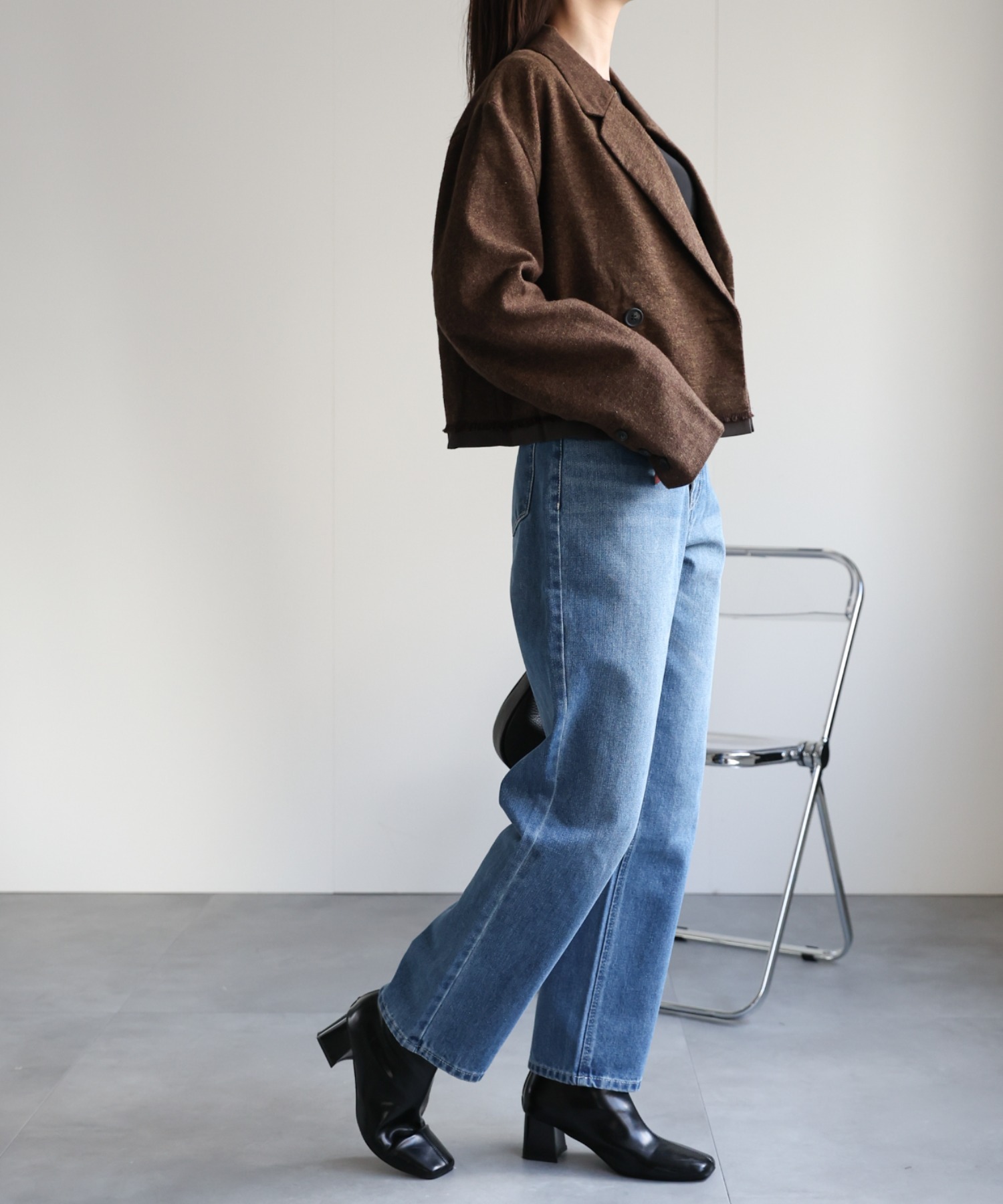 model：162cm 着用サイズ：F