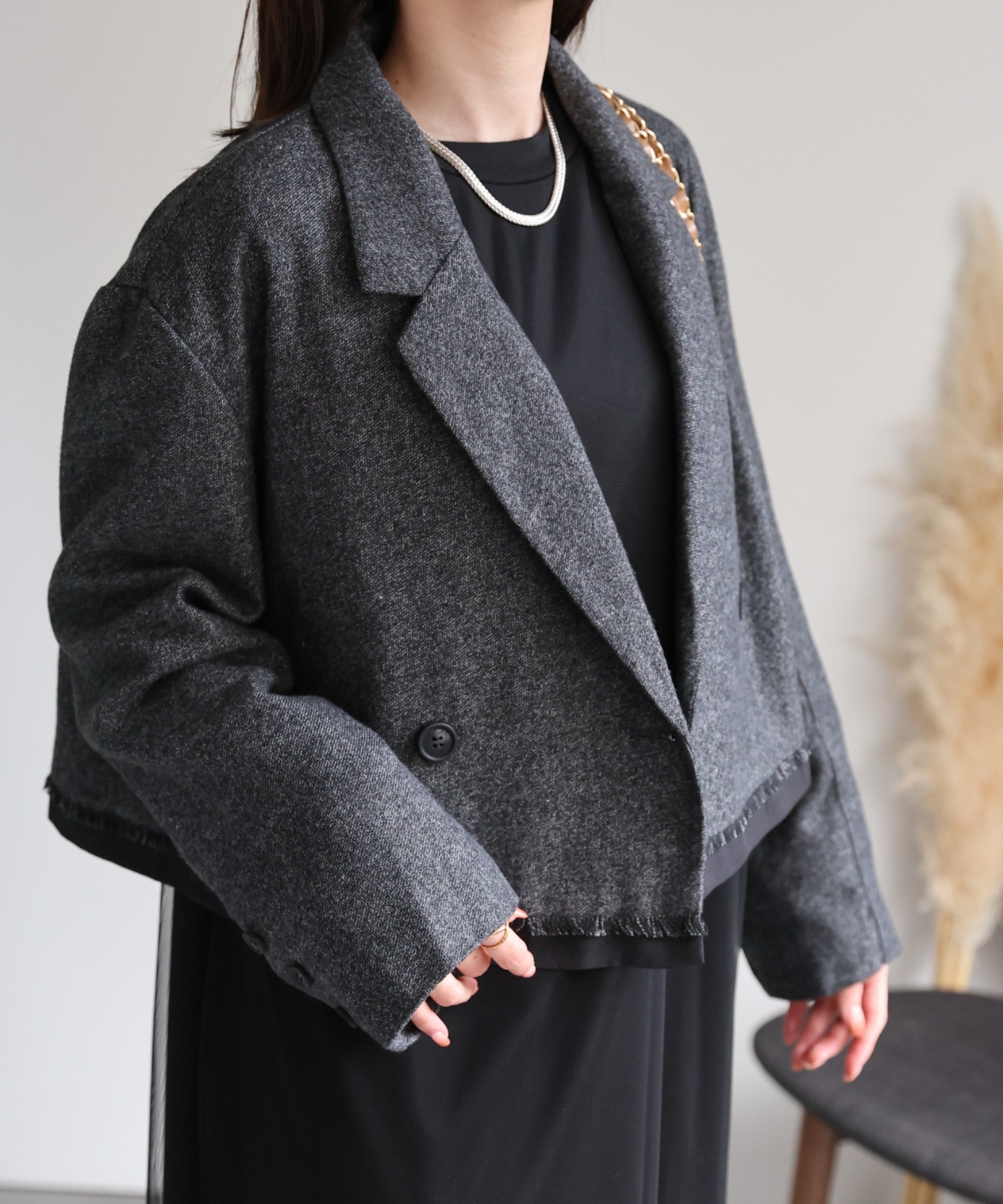 model：162cm 着用サイズ：F