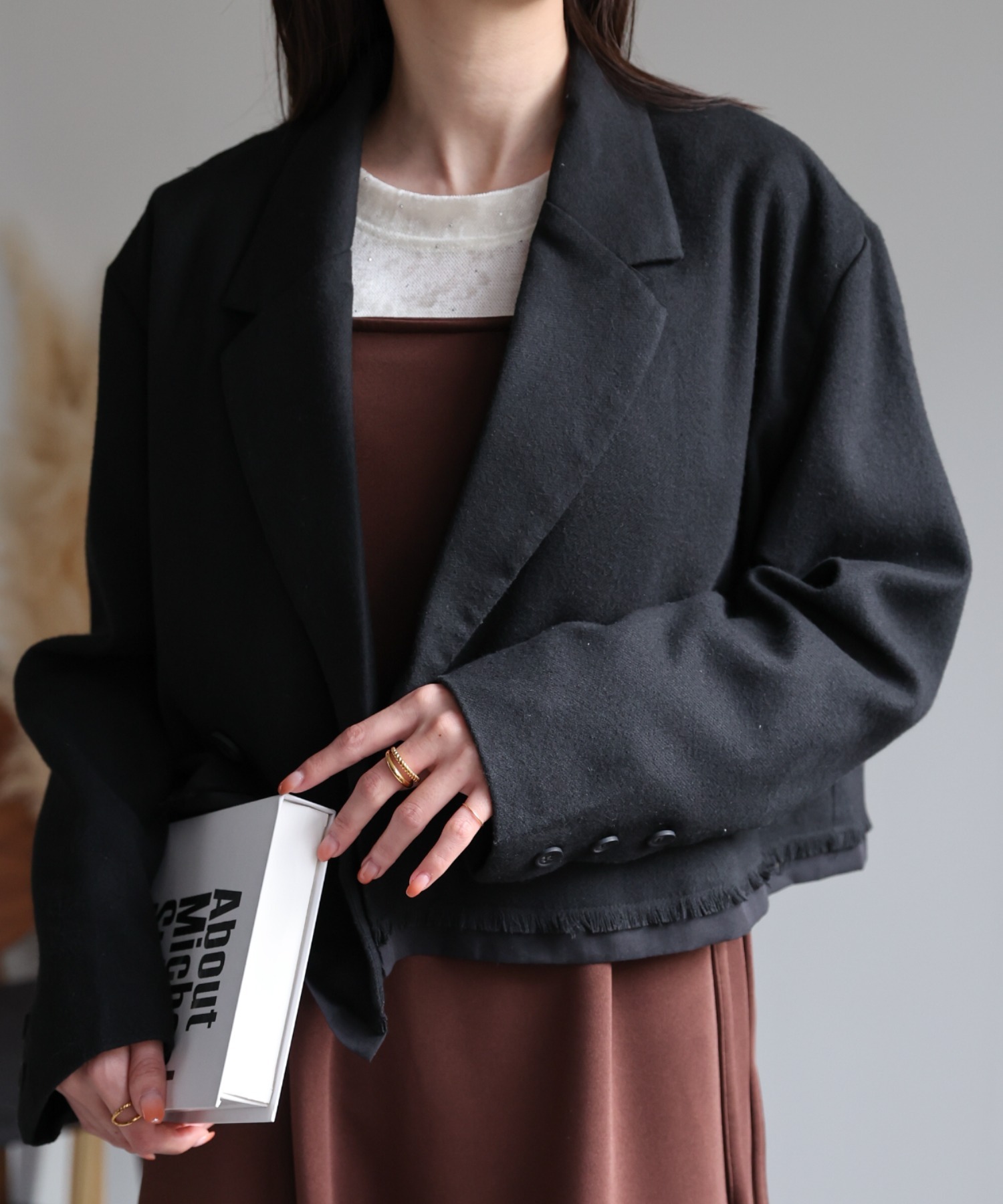 model：162cm 着用サイズ：F