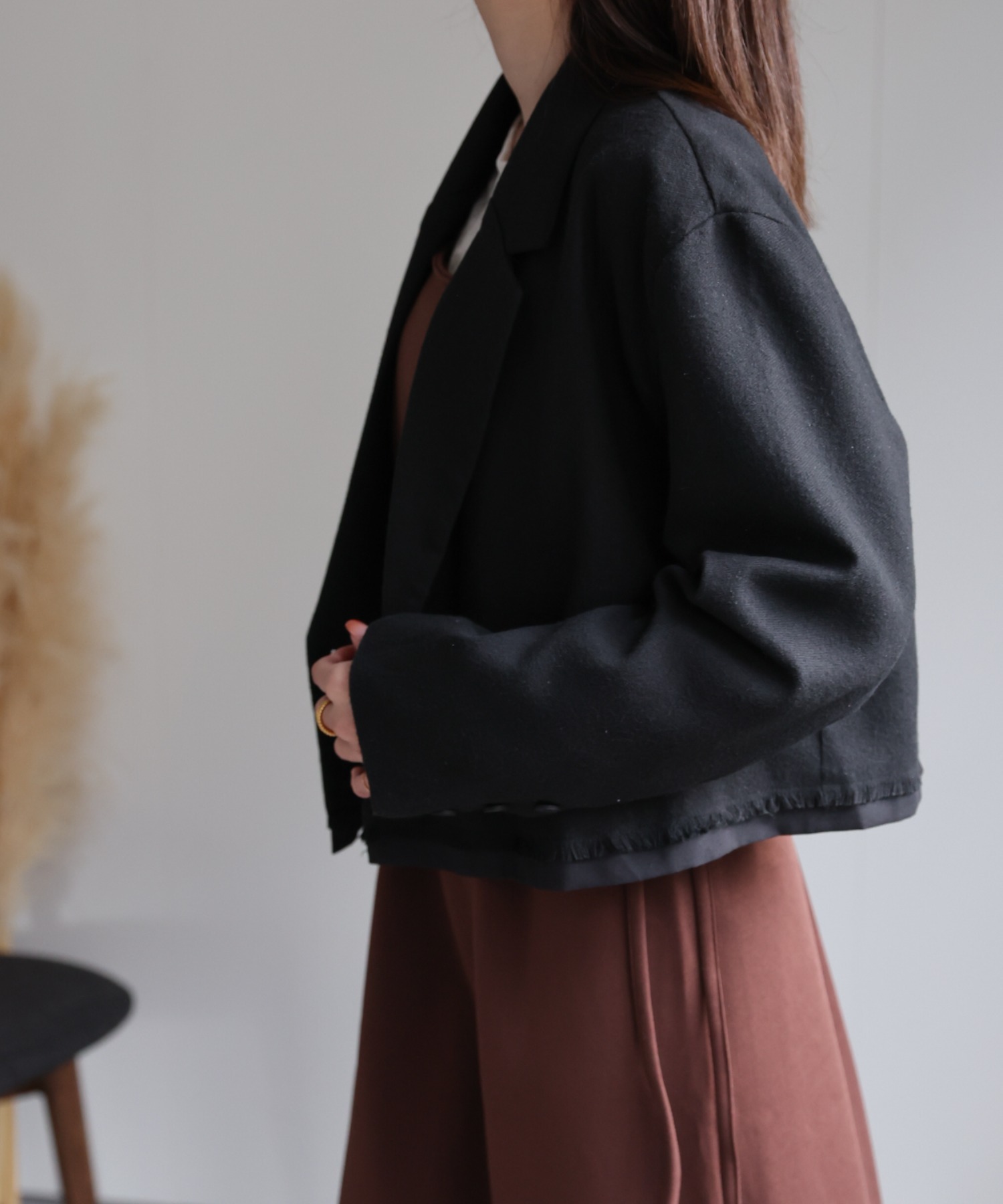 model：162cm 着用サイズ：F