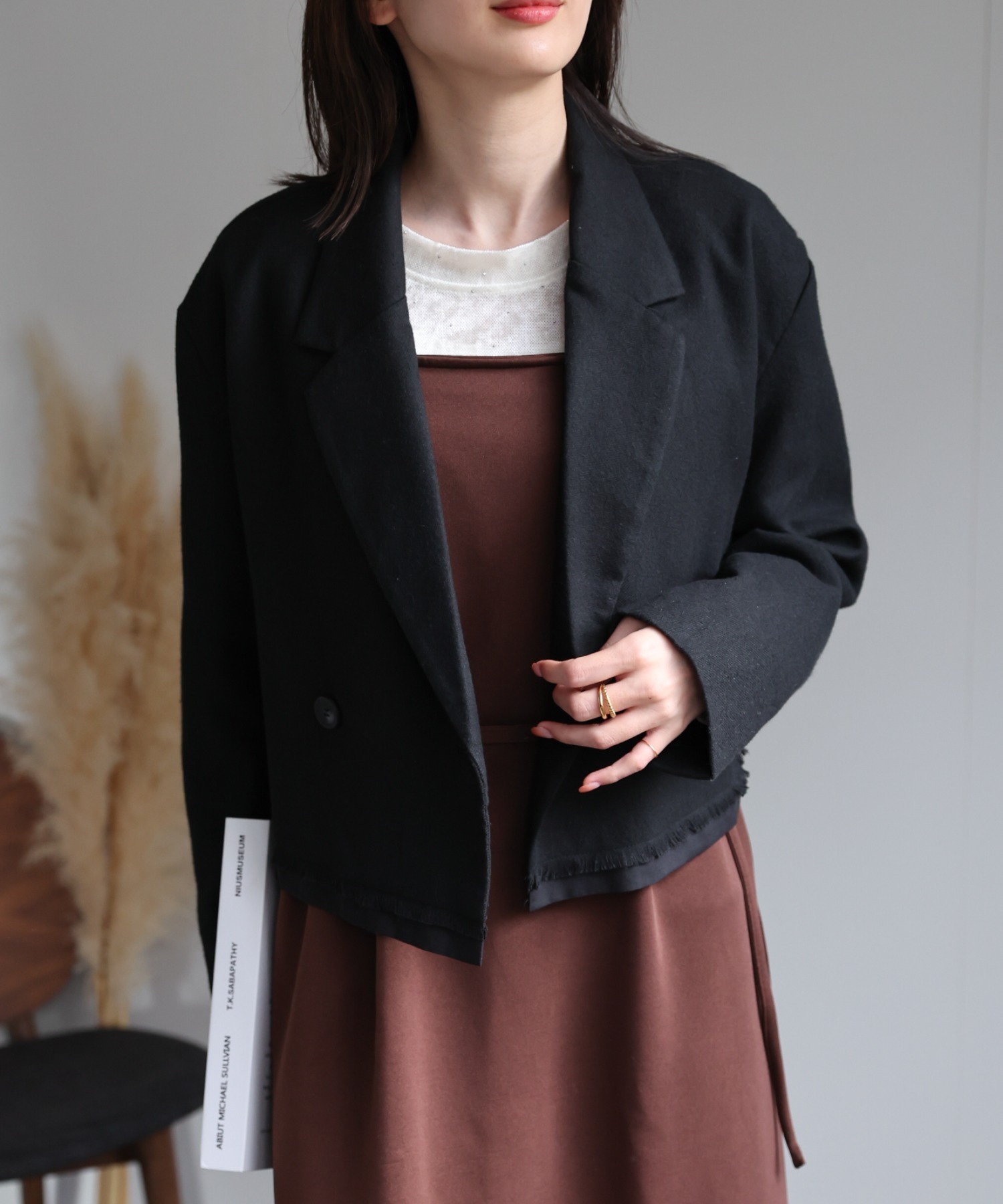 model：162cm 着用サイズ：F
