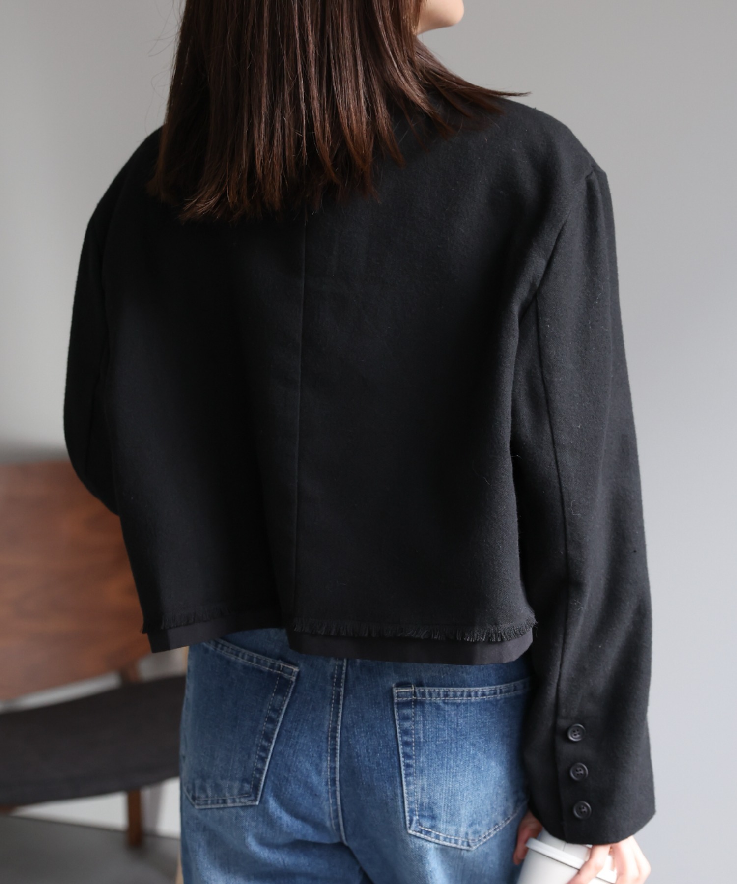 model：162cm 着用サイズ：F