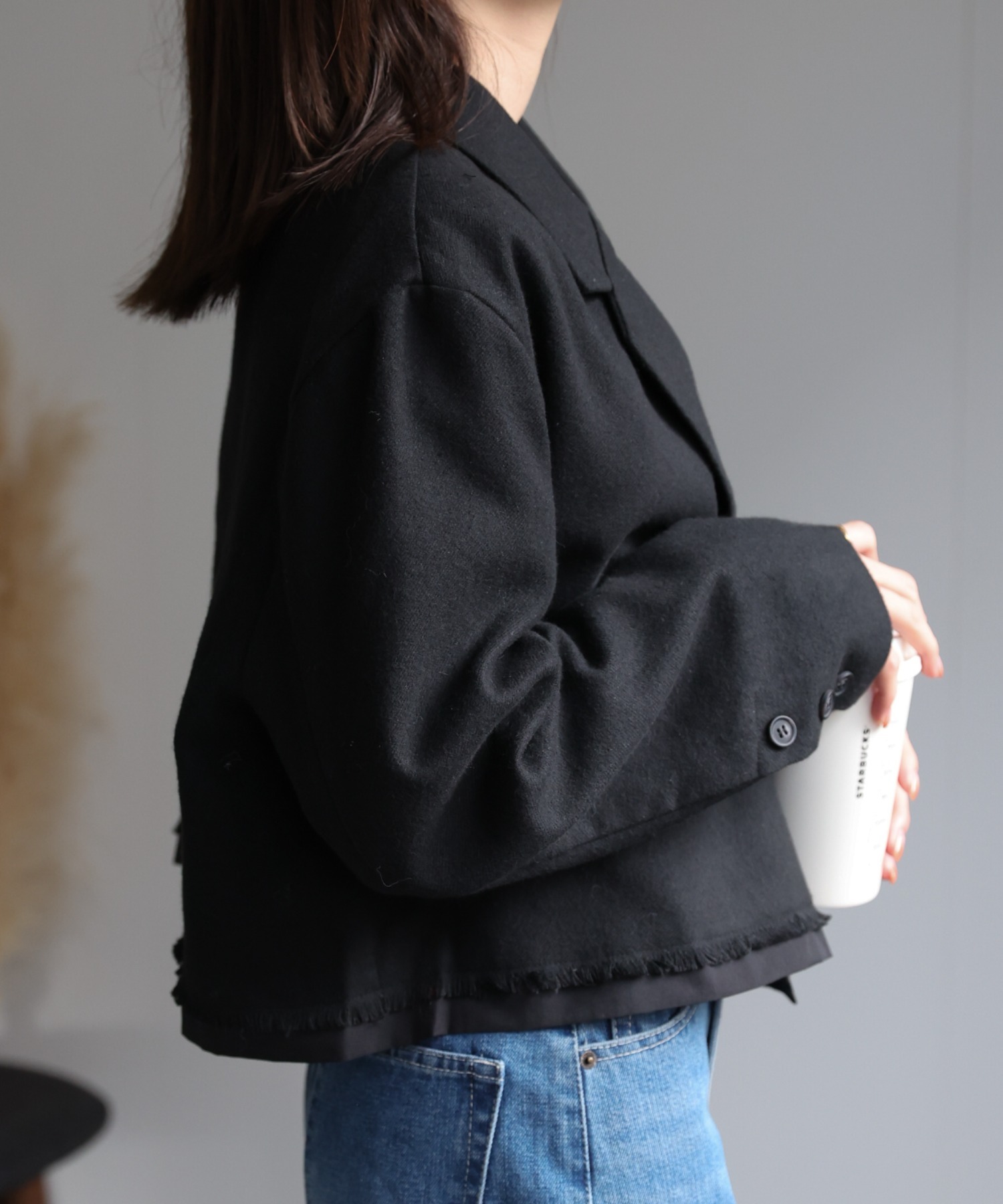 model：162cm 着用サイズ：F