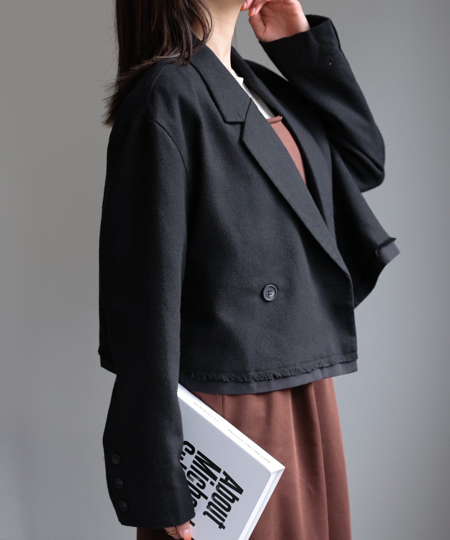 model：162cm 着用サイズ：F