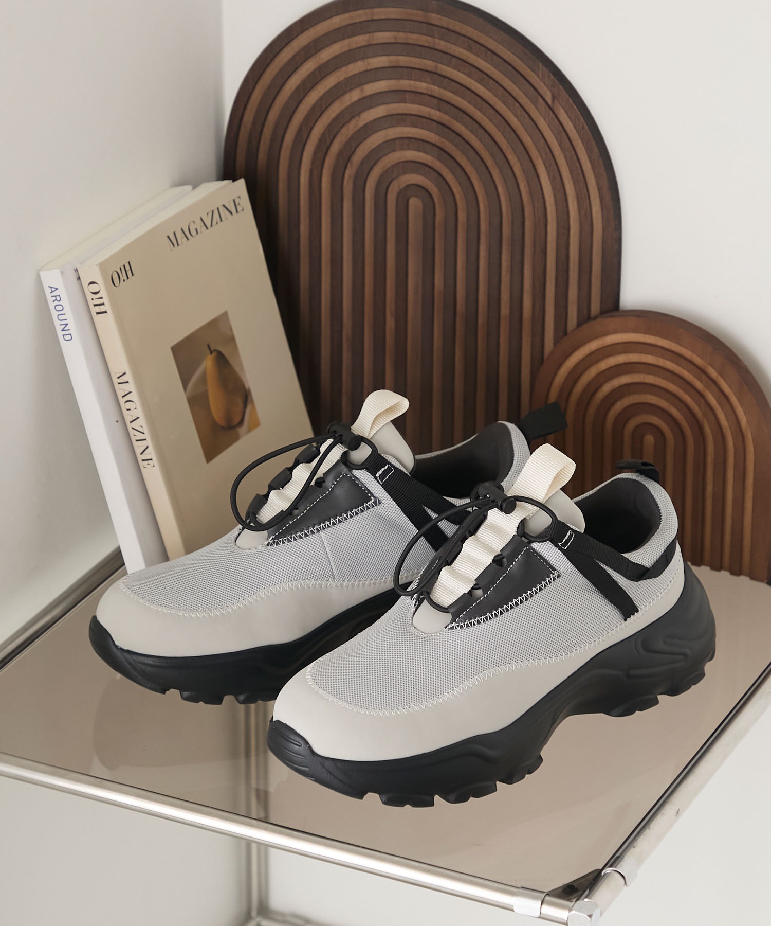 『ルールー商品になります』 MARK&LONA - Ruler Green Sneaker | ゴルフシューズ | シルバー