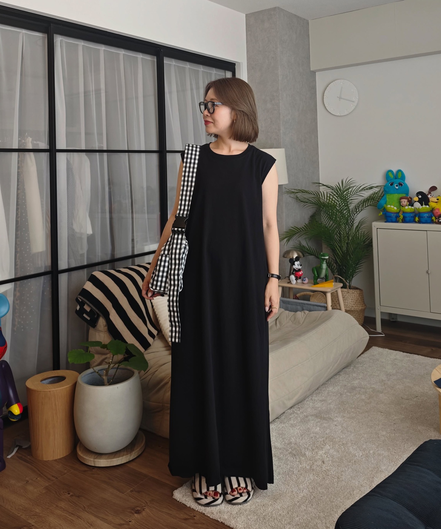 model：H160 着用サイズ：FREE