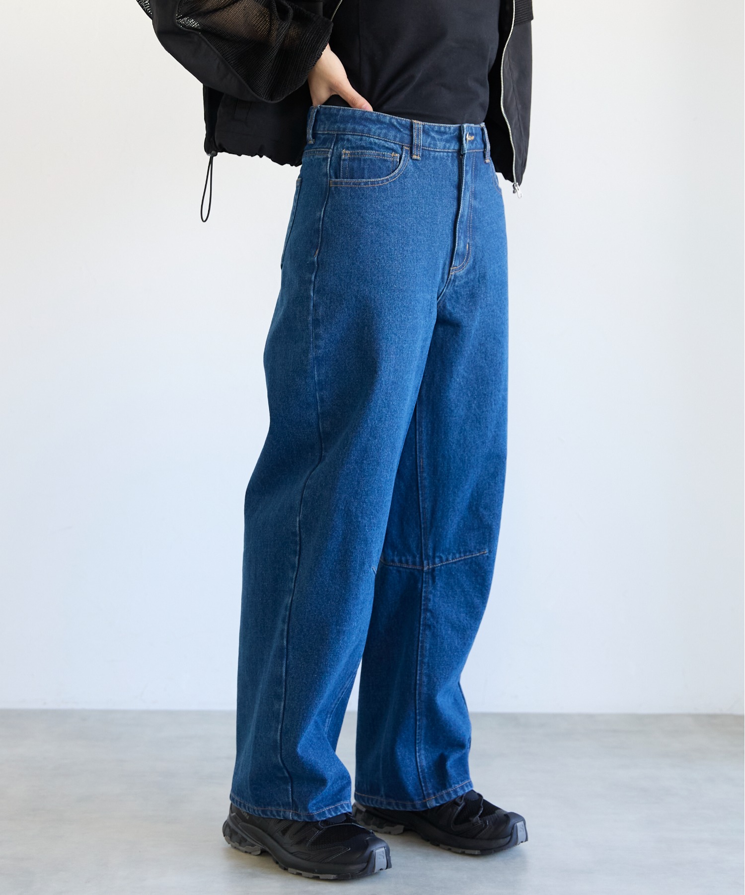 モデル身長:160cm　サイズ:M