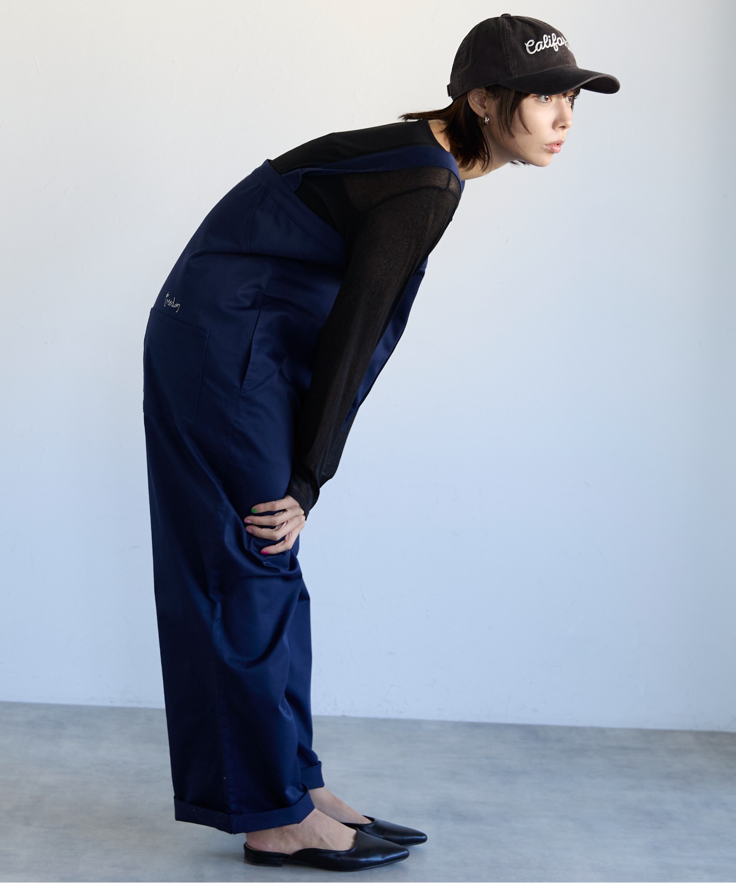 モデル身長:160cm　サイズ:FREE