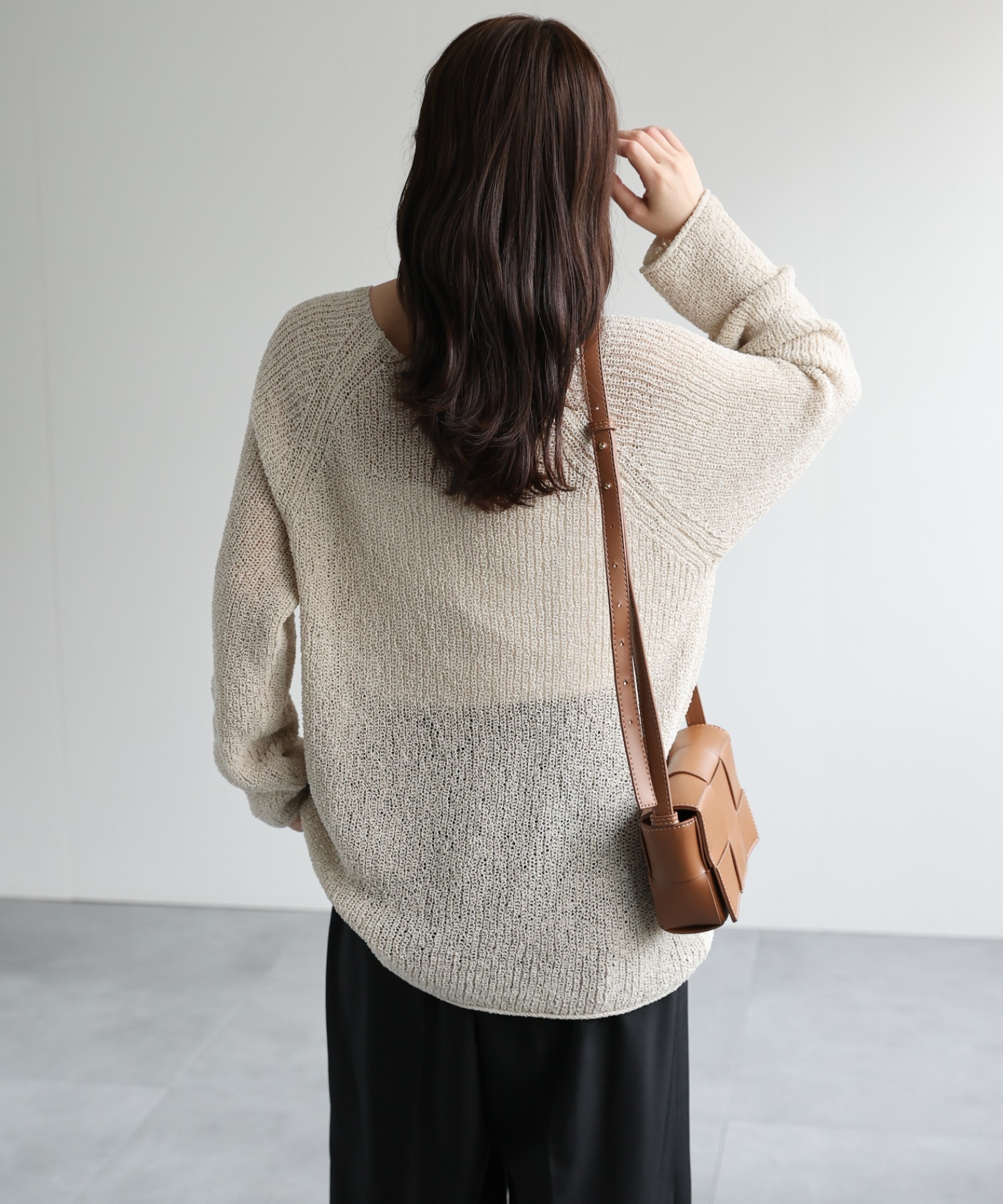 model：156cm 着用サイズ：FREE