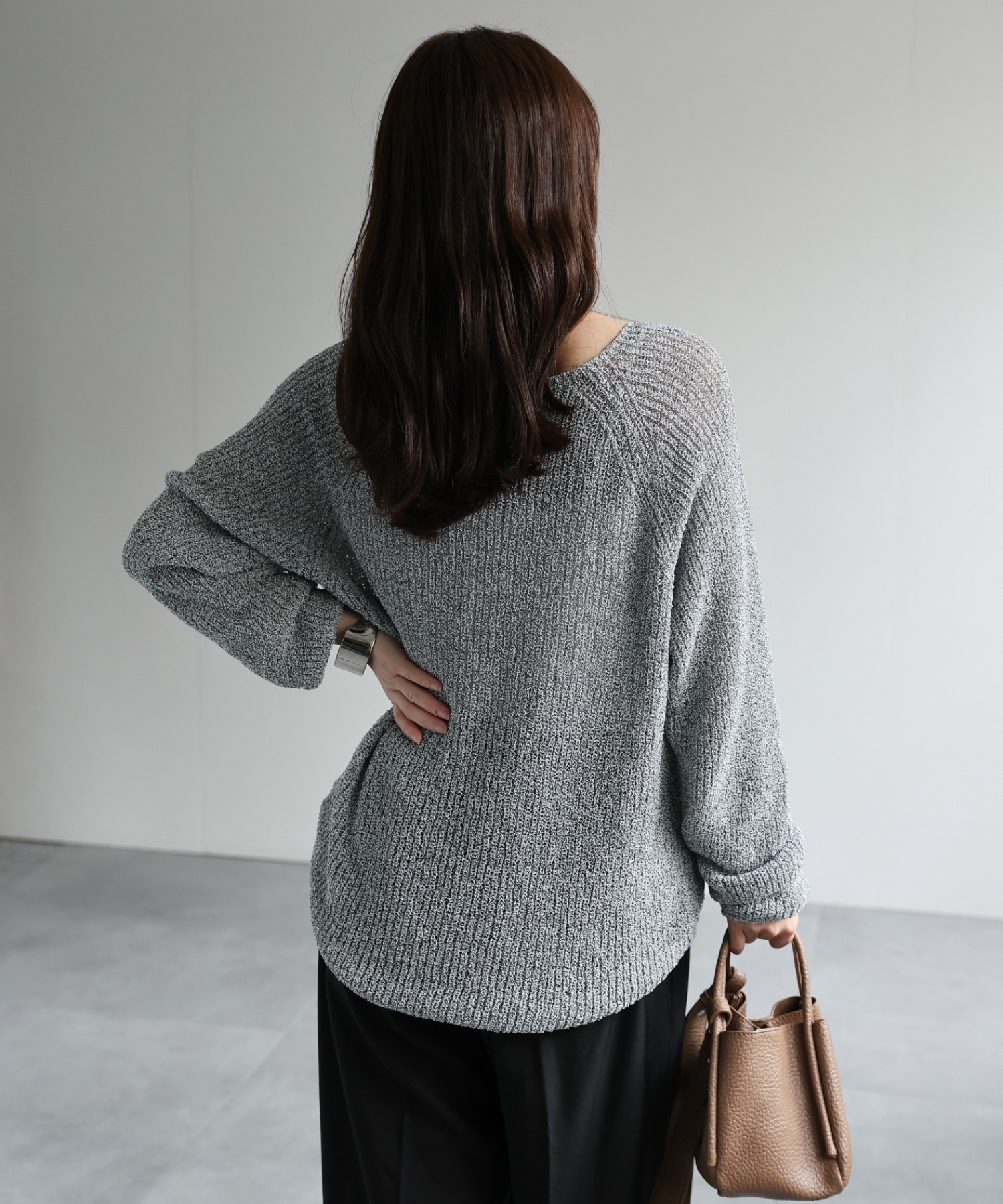 model：156cm 着用サイズ：FREE