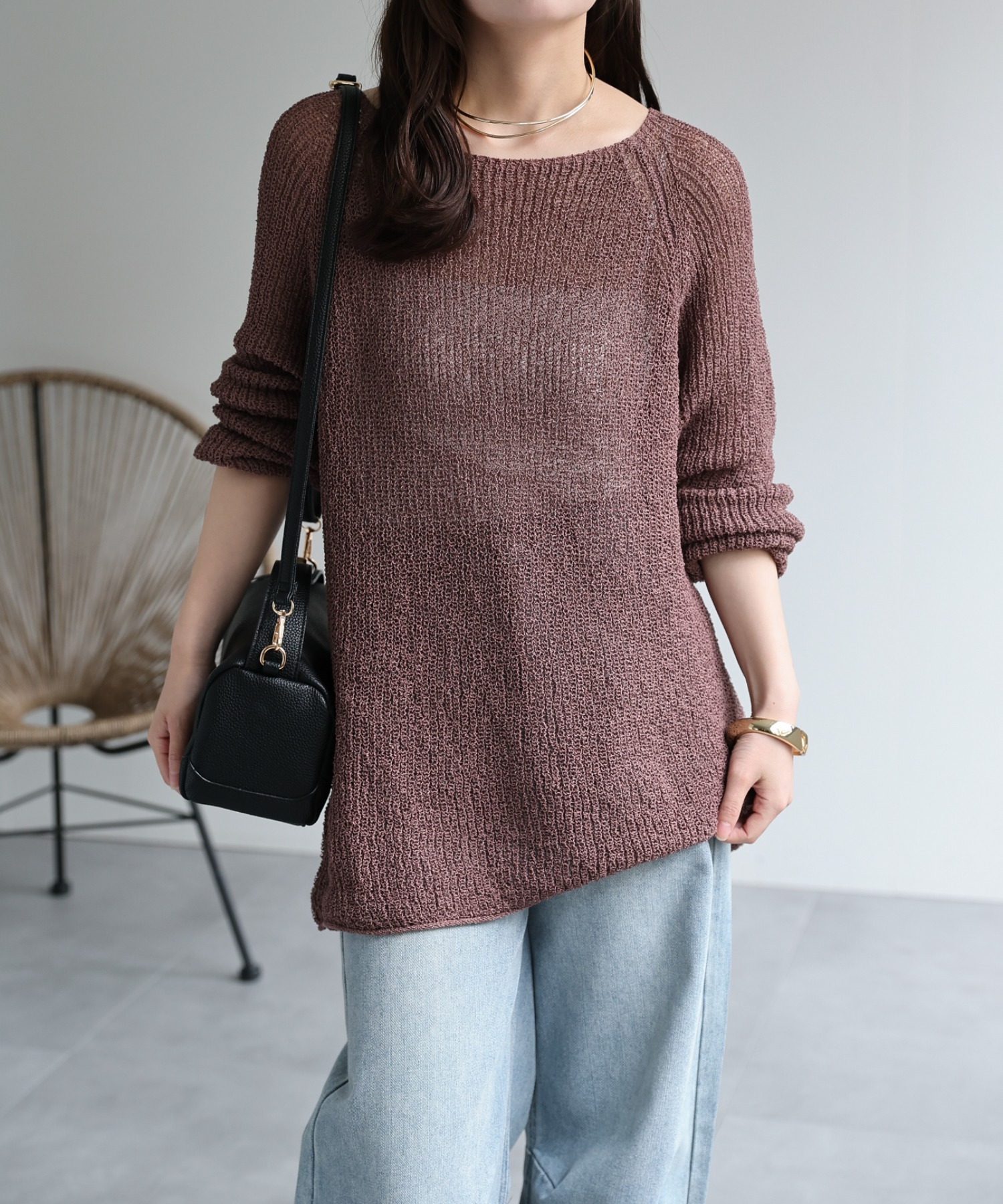 model：156cm 着用サイズ：FREE