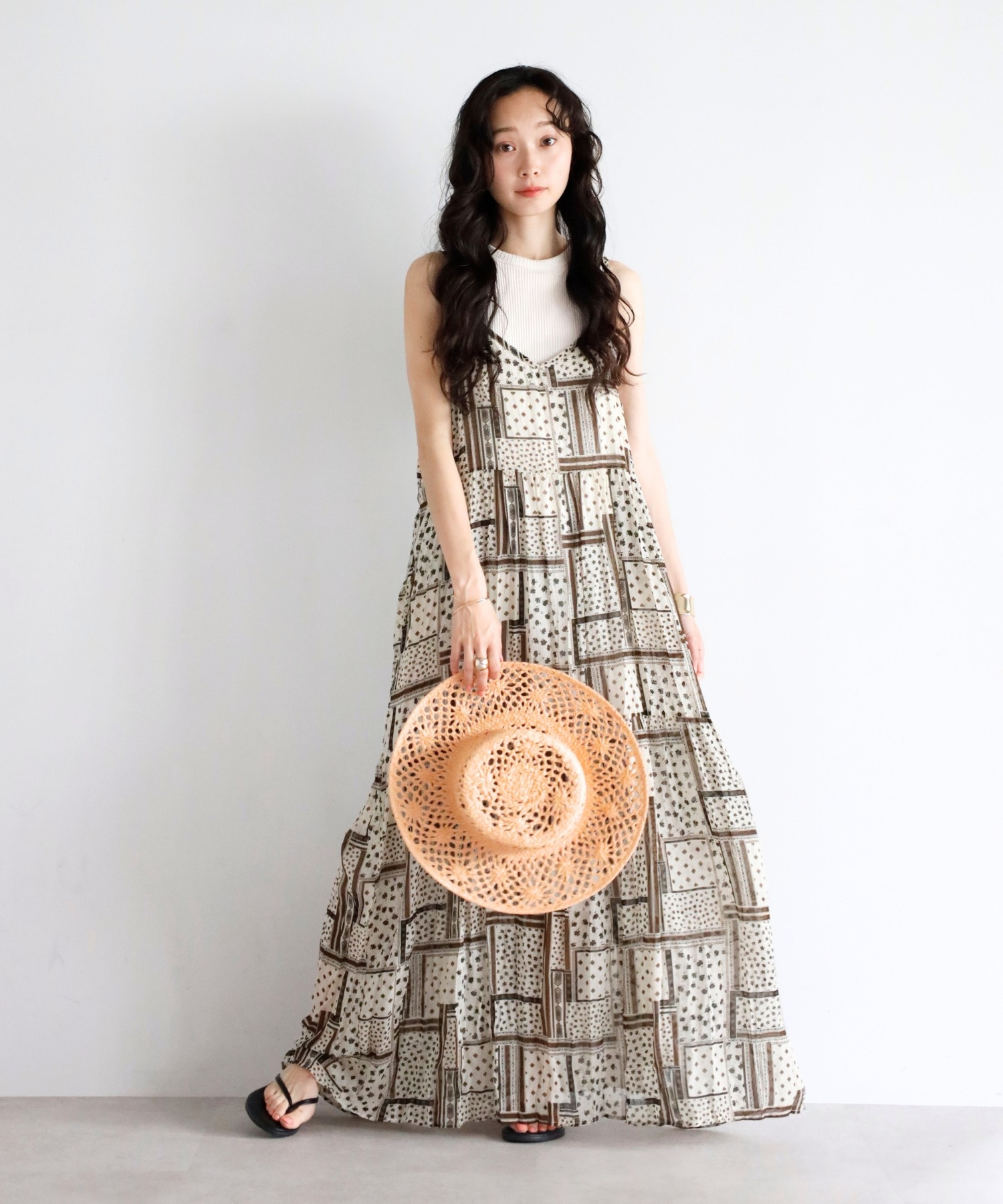 model：H161 着用サイズ：FREE