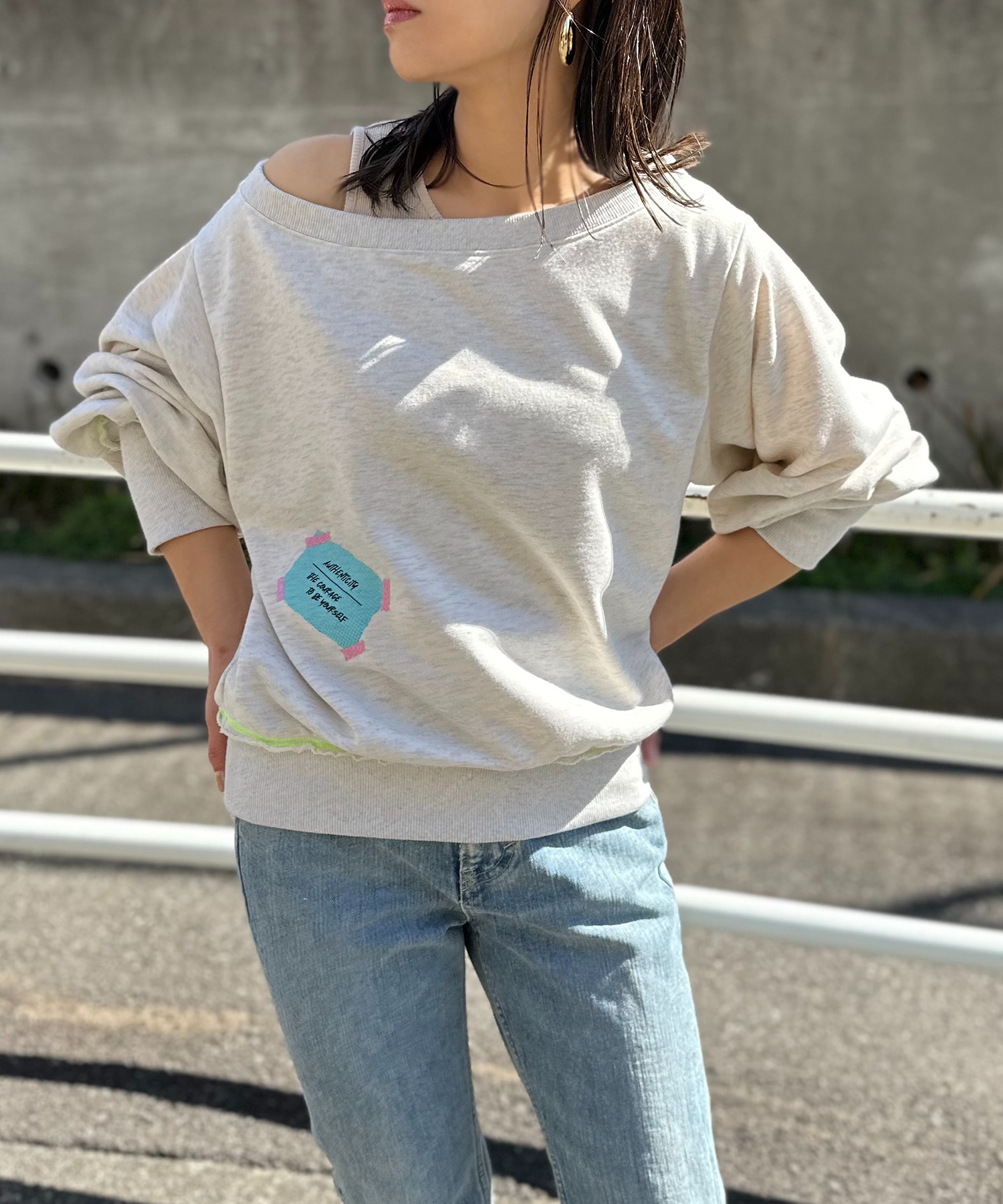 model:154cm 着用サイズ:FREE