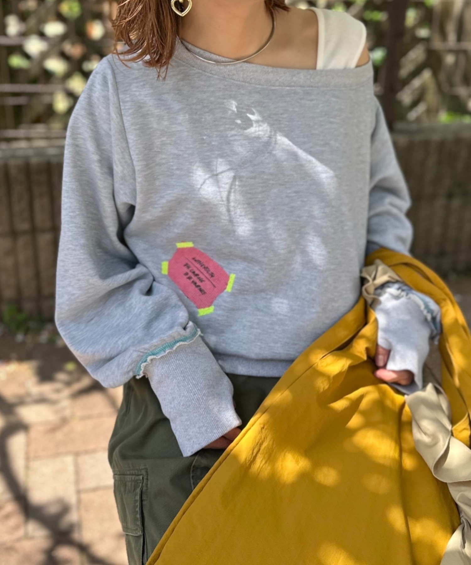 トップグレー
model:154cm 着用サイズ:FREE