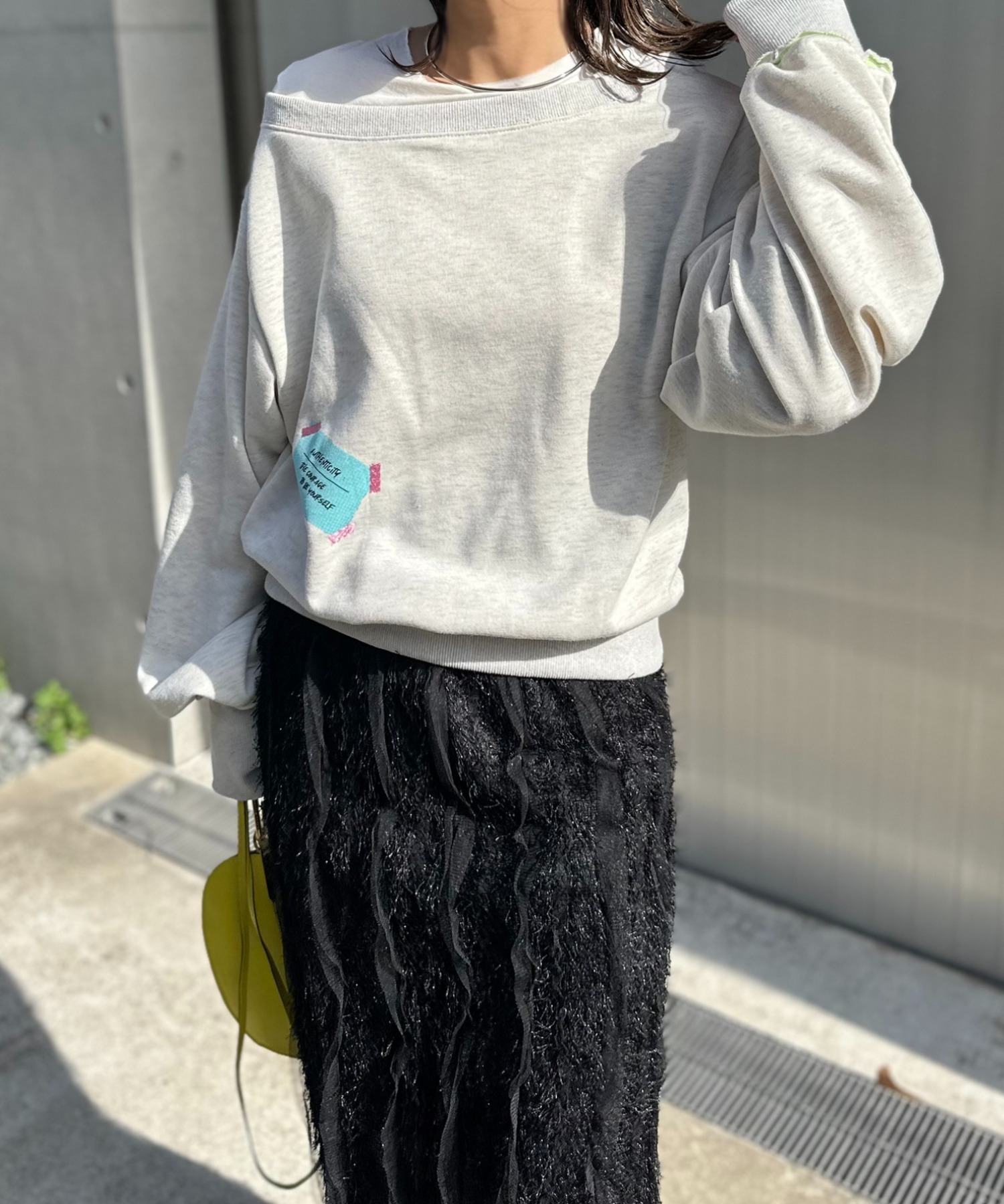 オートミール
model:154cm 着用サイズ:FREE