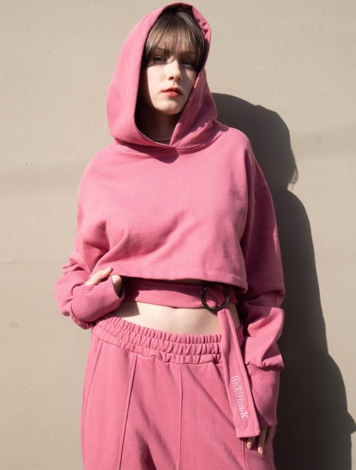 Пиджак‑футболка Beltcrop‑Pink
